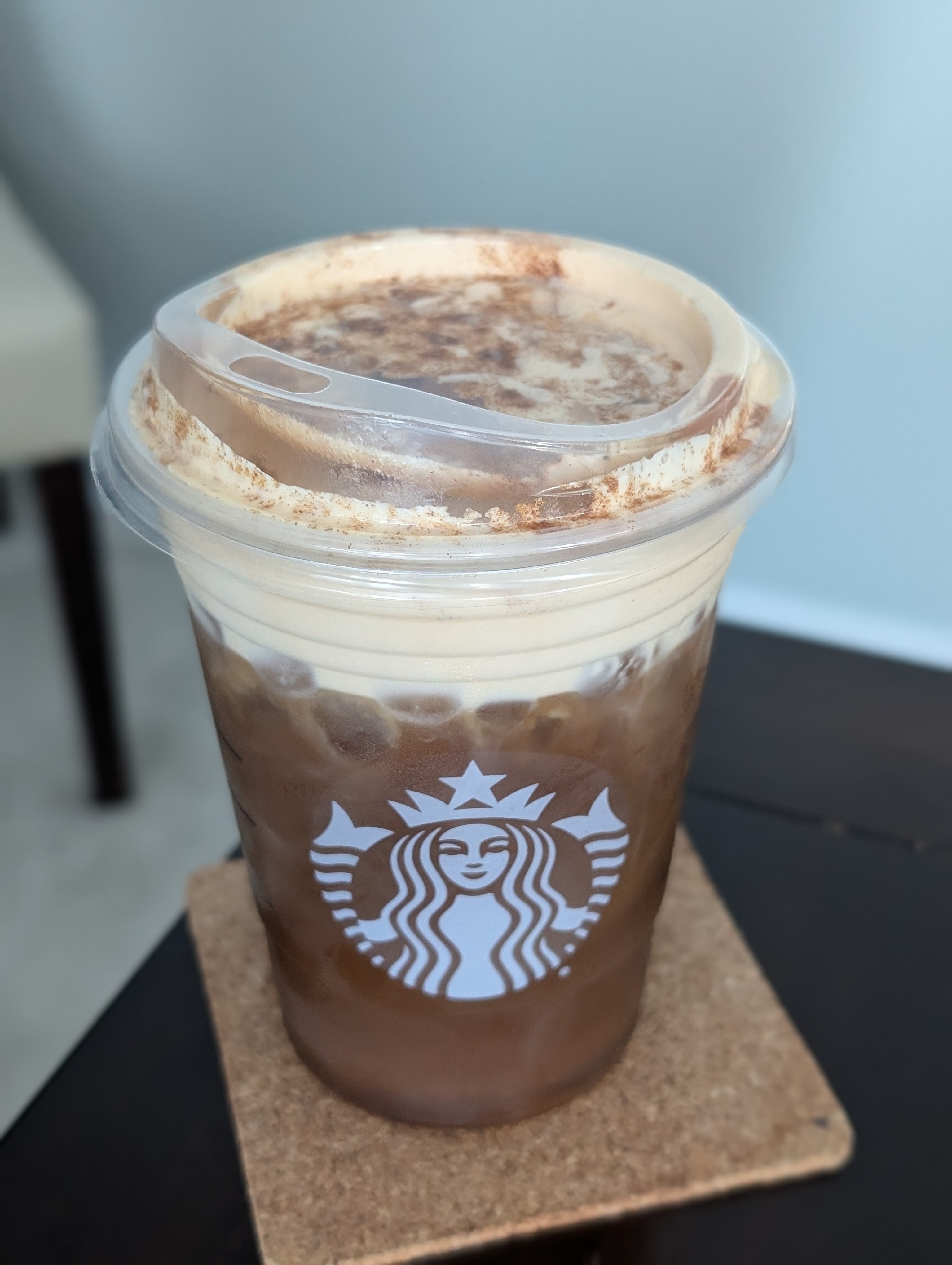 Starting off the day with a pumpkin cold cream cold brew