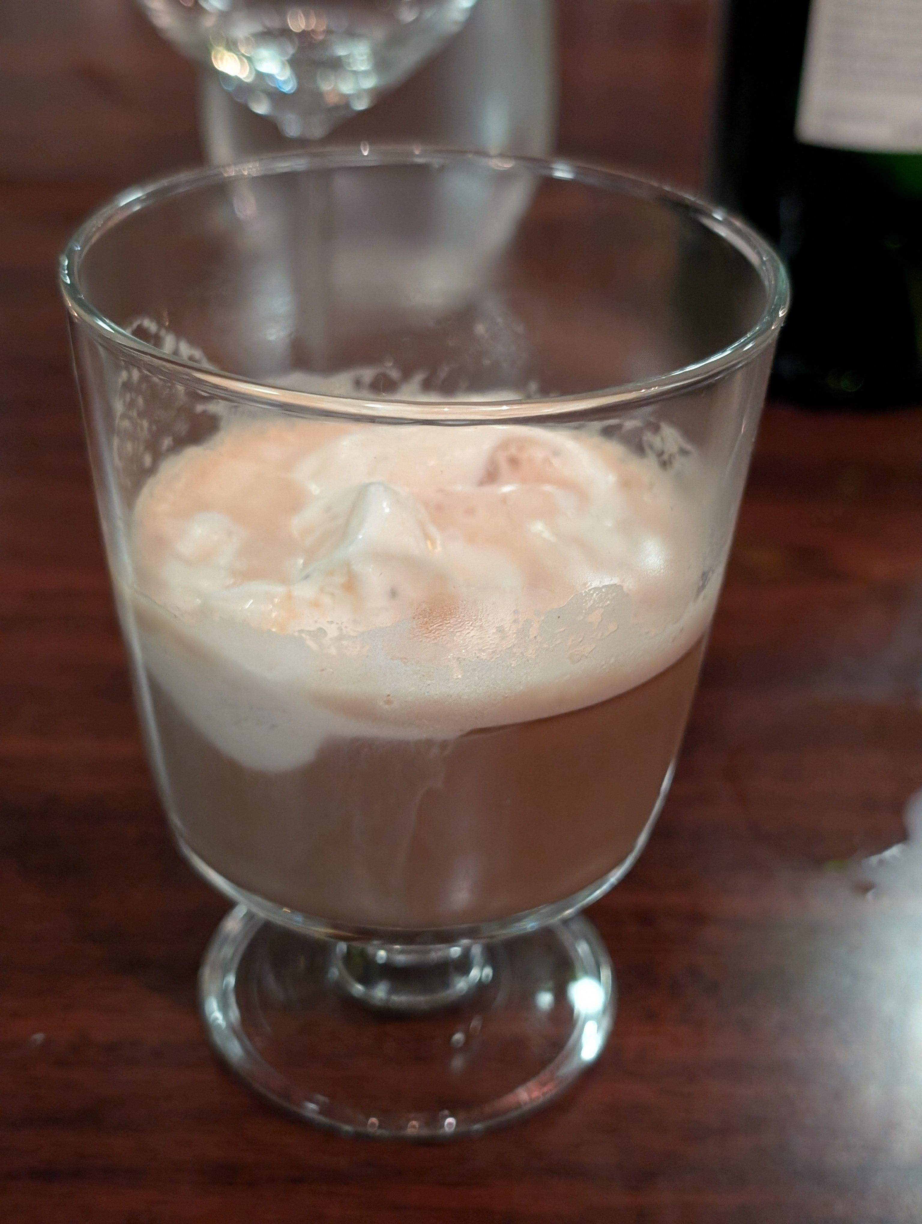 Affogato after dinner