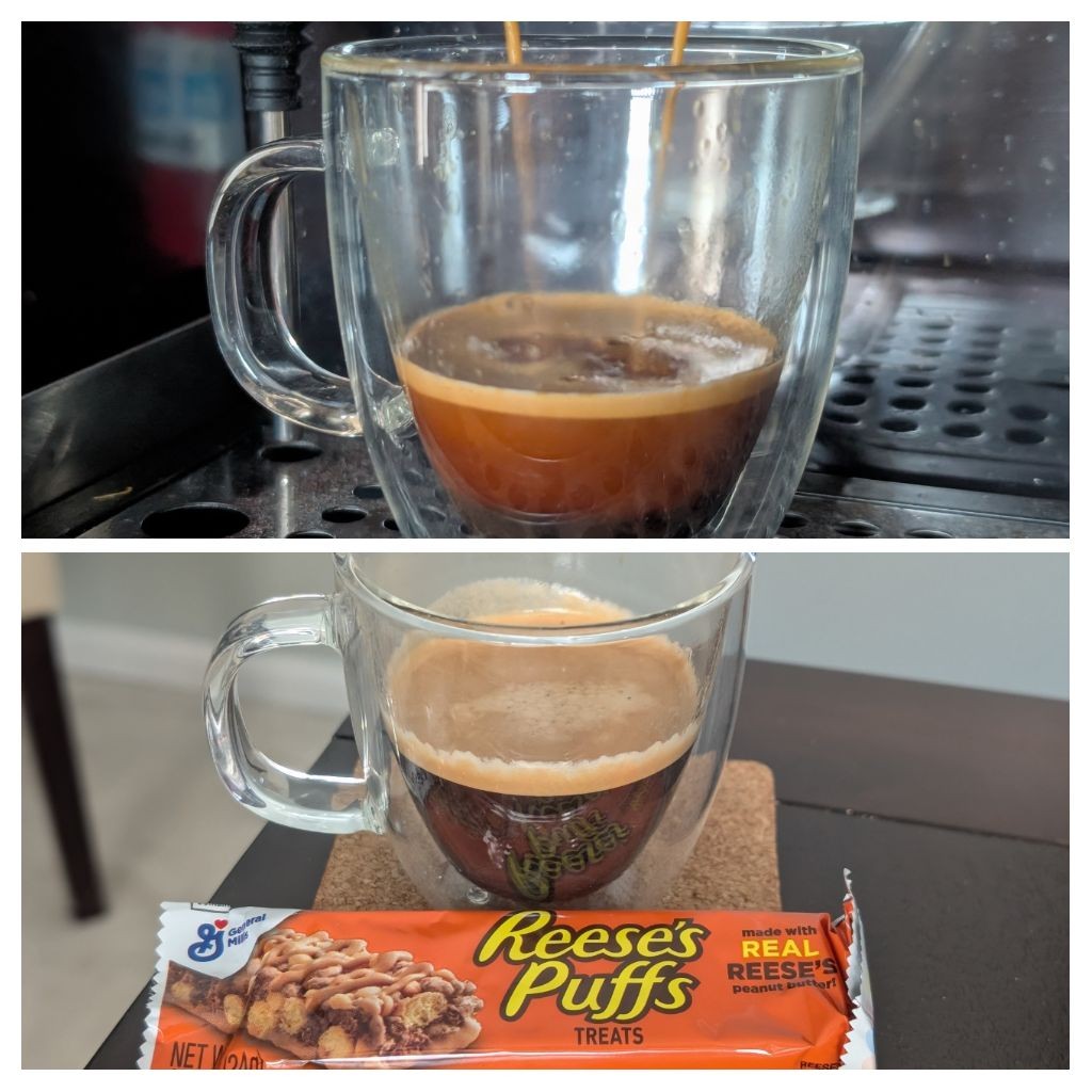 Enjoying a double with a breakfast bar on a sunny but cold (12⁰F) Monday morning.  Looking forward to the sun warming things up since it was 5⁰F last night into this morning :(
