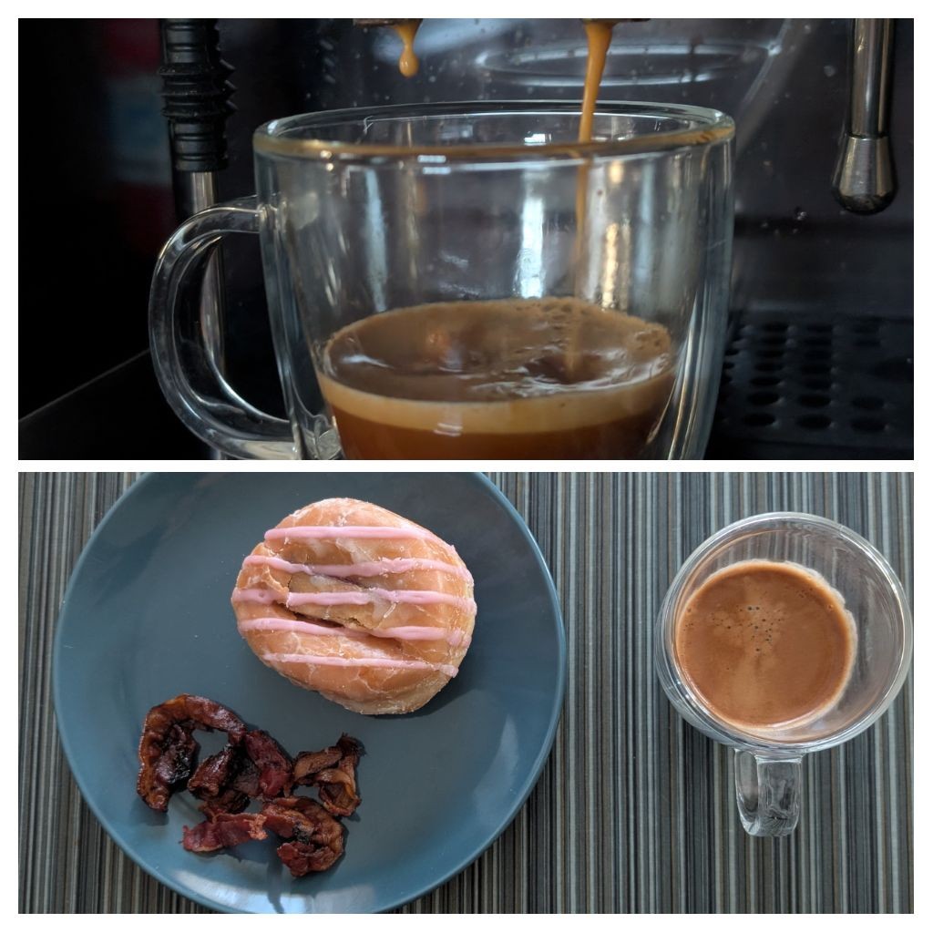 I tweaked the weight, and it's even better.  I needed to make sure all the pairings still worked so I had to get another jelly donut with maple bacon from Dunkin :) I also can't believe we got more snow and even more snow is coming this weekend.