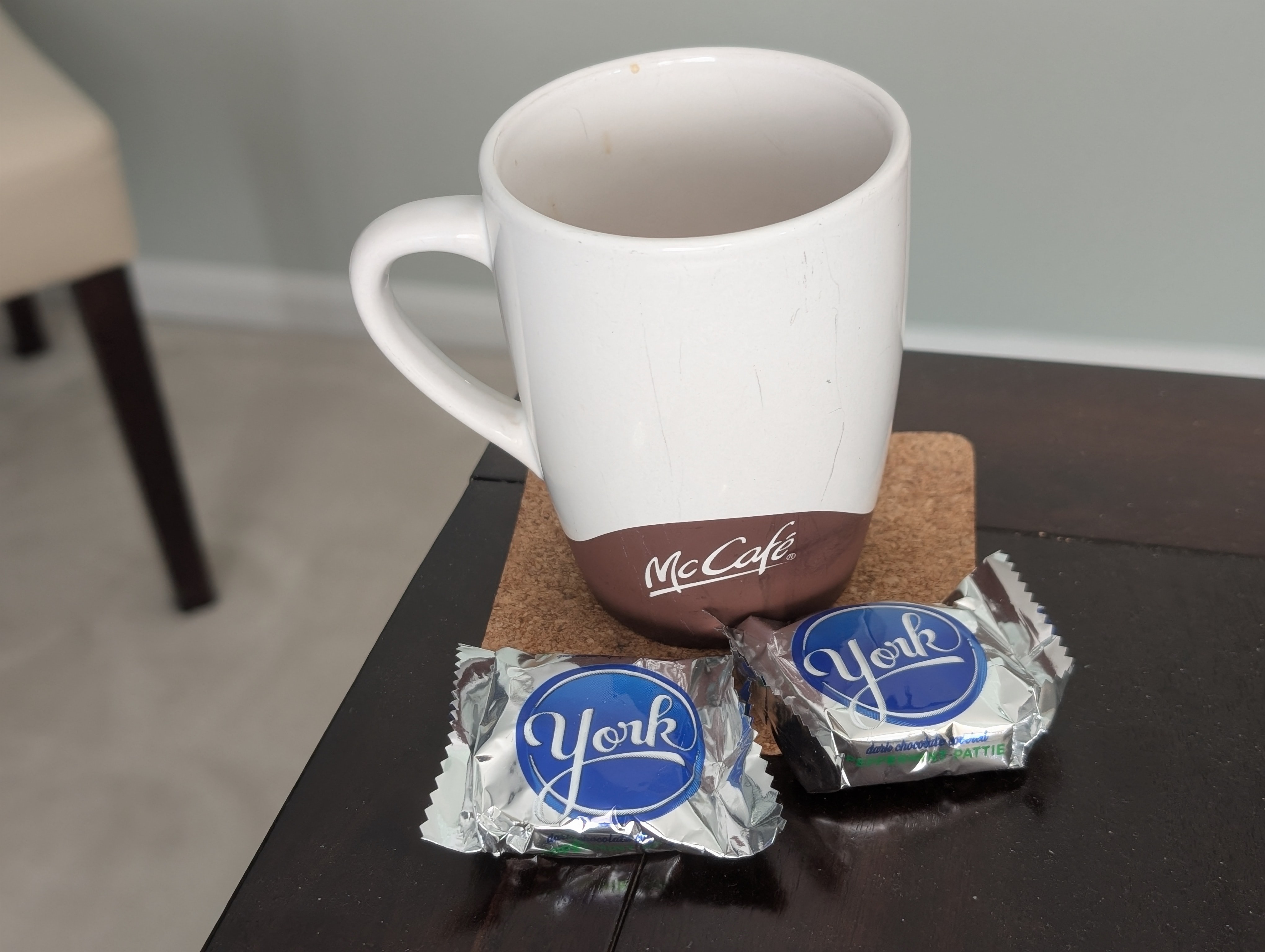 Having a double late in the day with something chocolatey