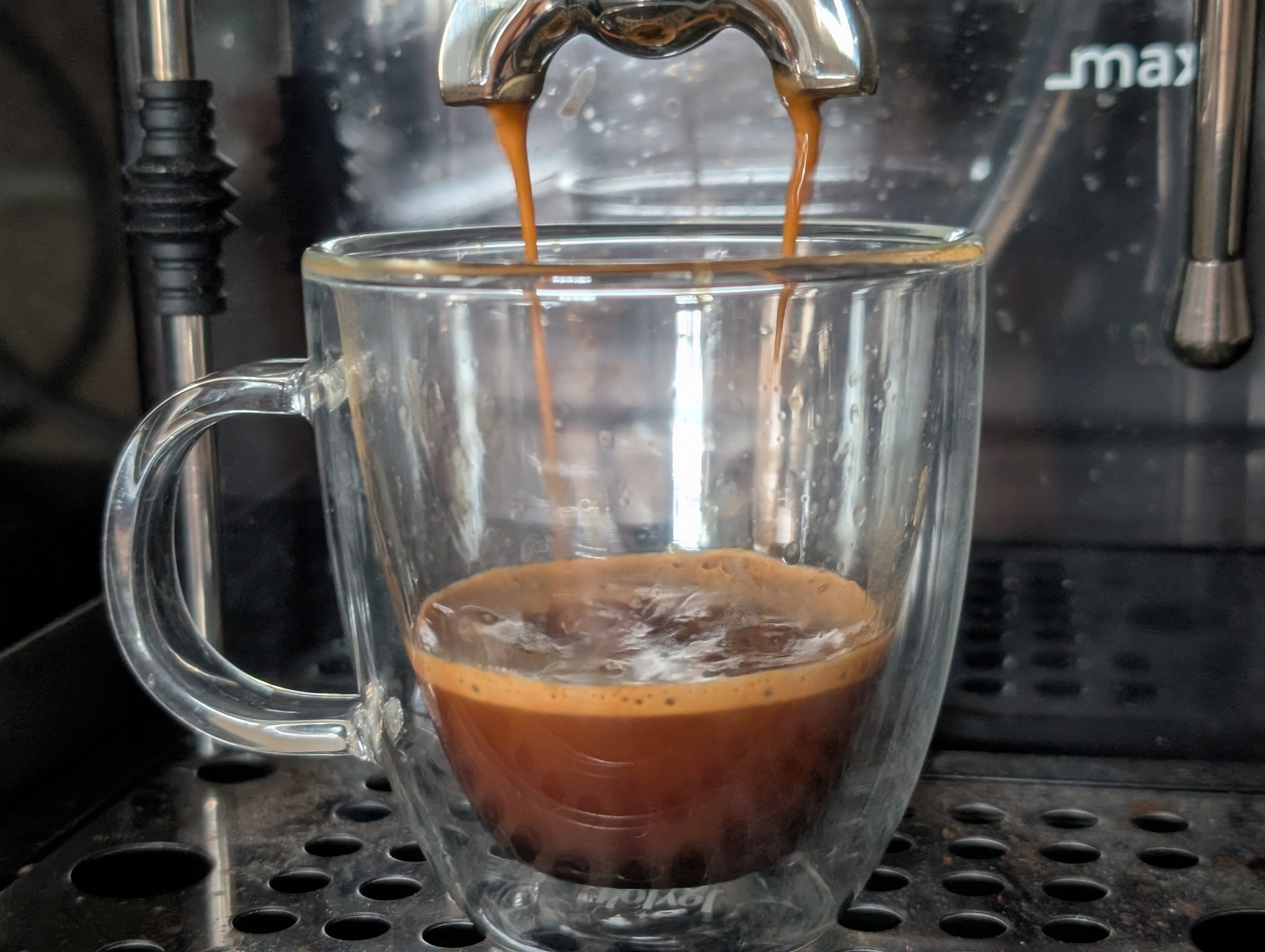 Nice to have some quiet time to enjoy an espresso before a busy day