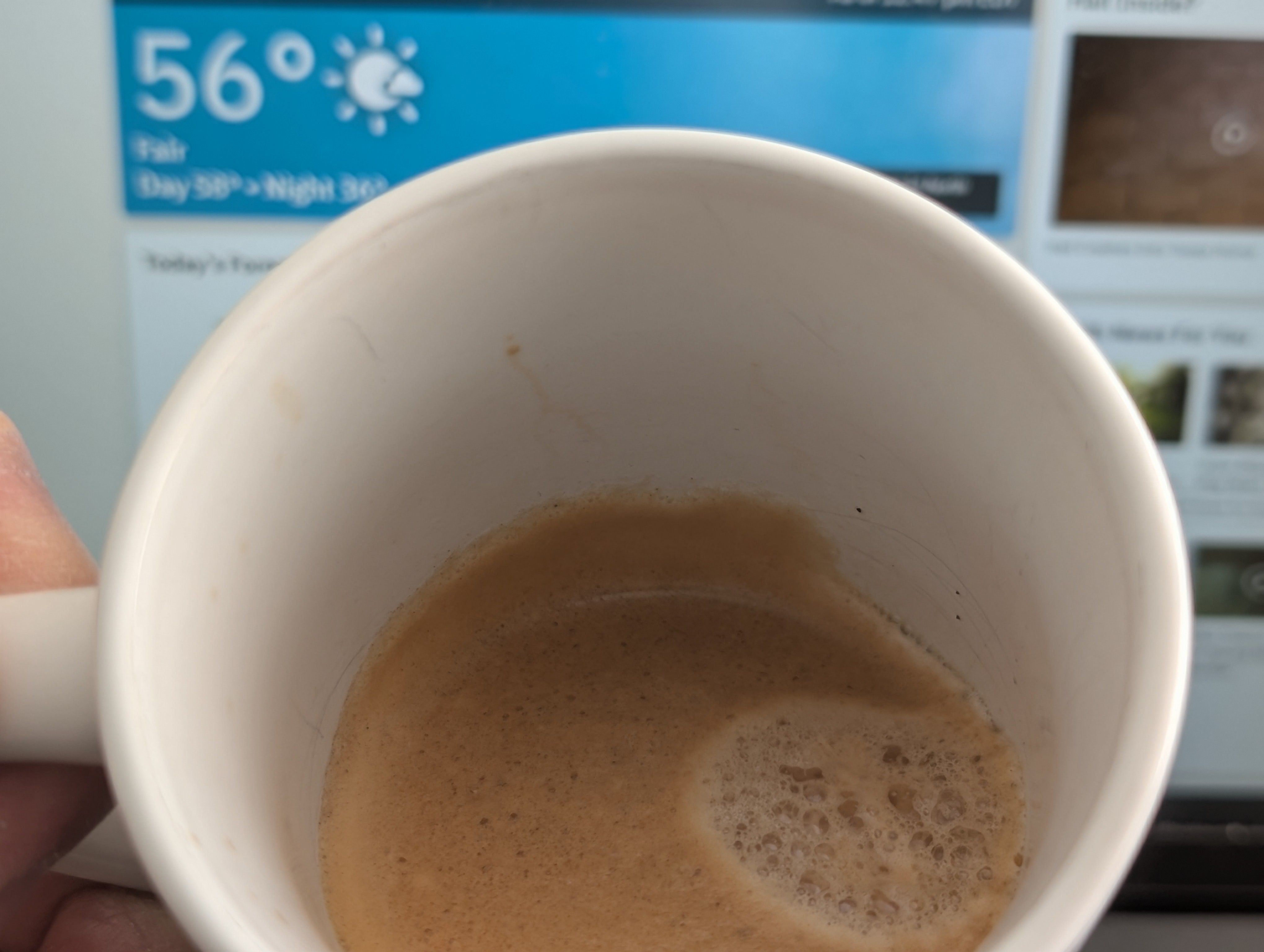 Having a double late in the day to make it through the afternoon meetings