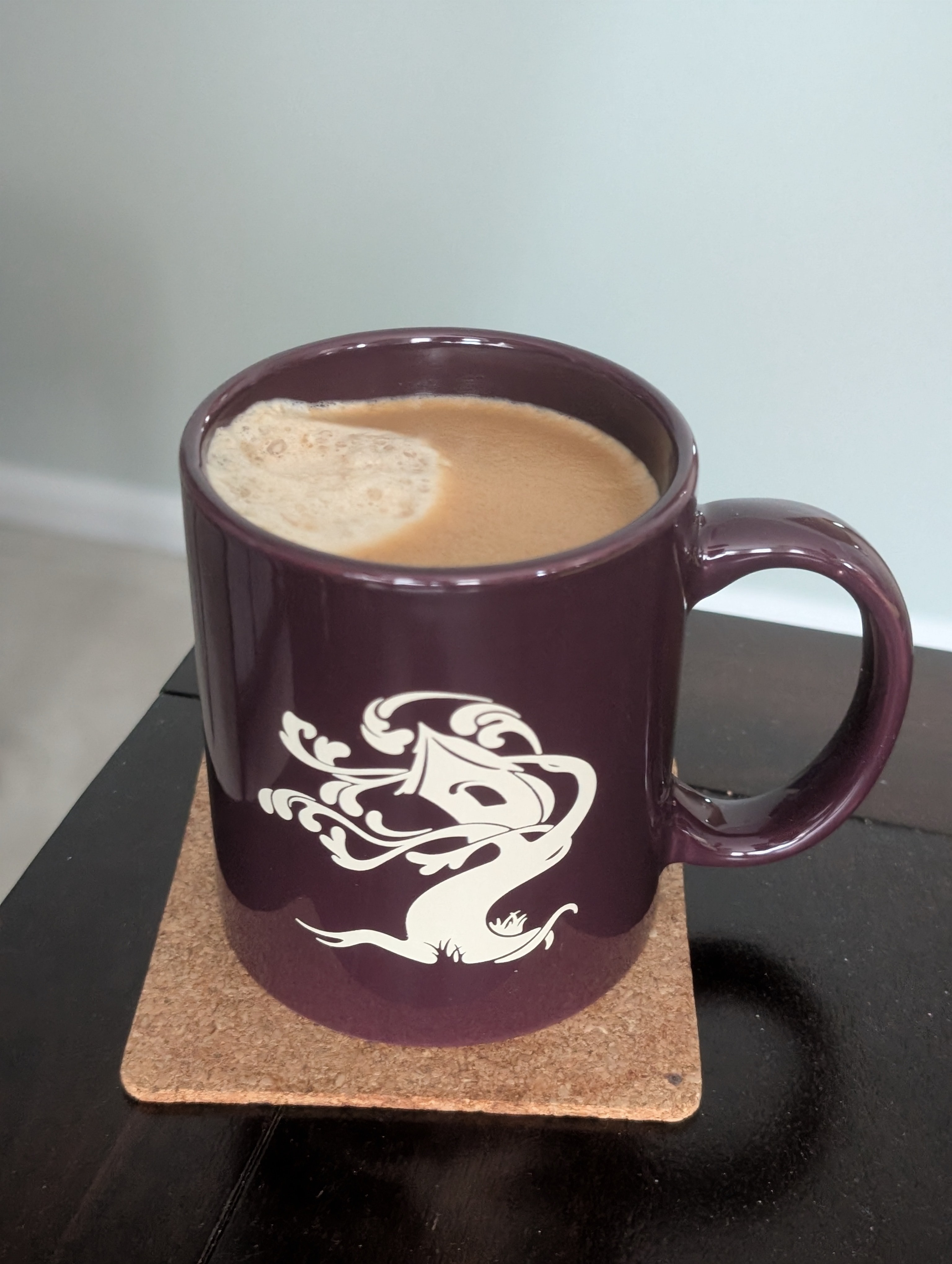 Grabbing a coffee before the next meeting on a cold and dreary Monday