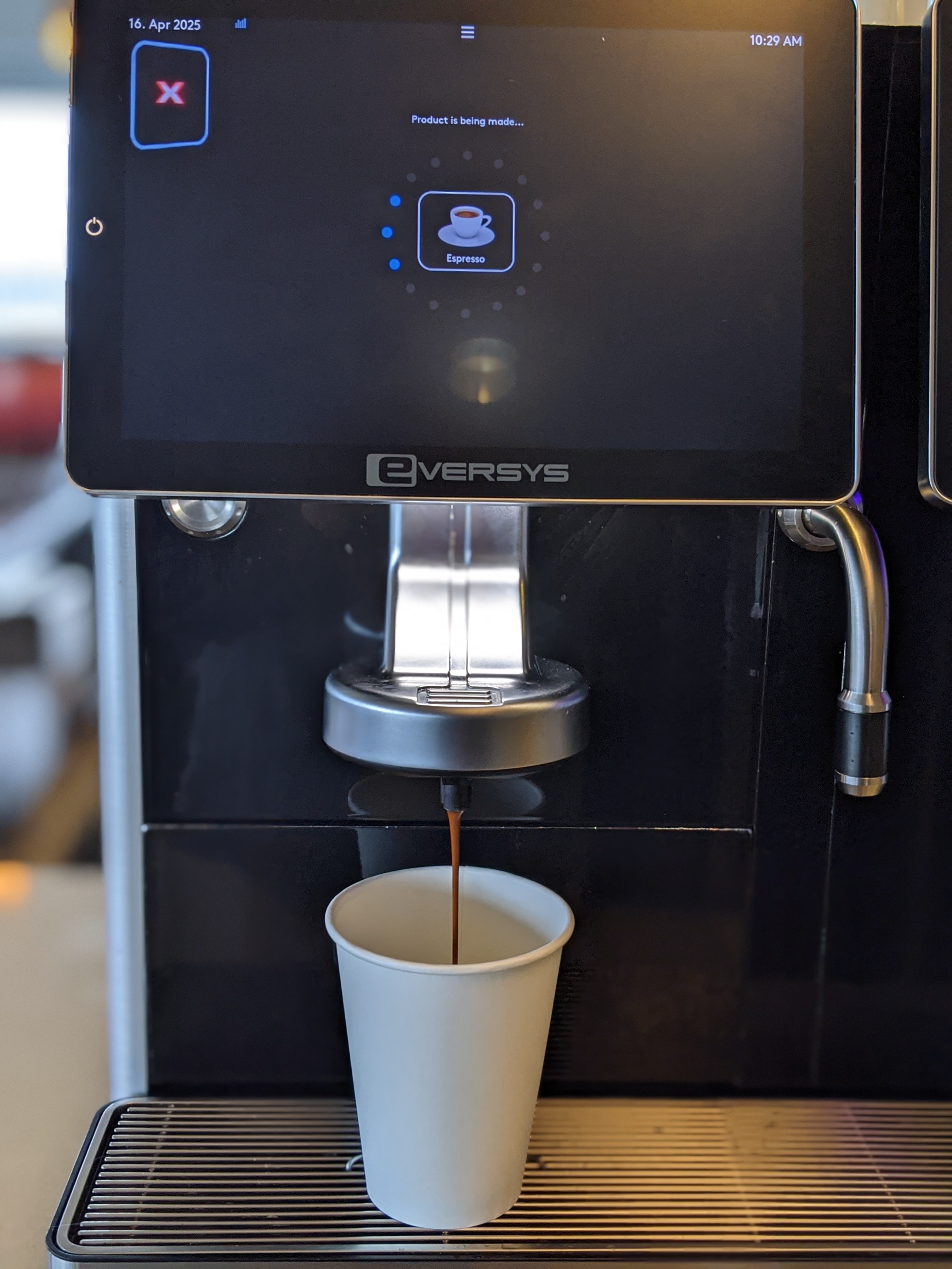 Having a double from my coffee maker away from home before a really long flight