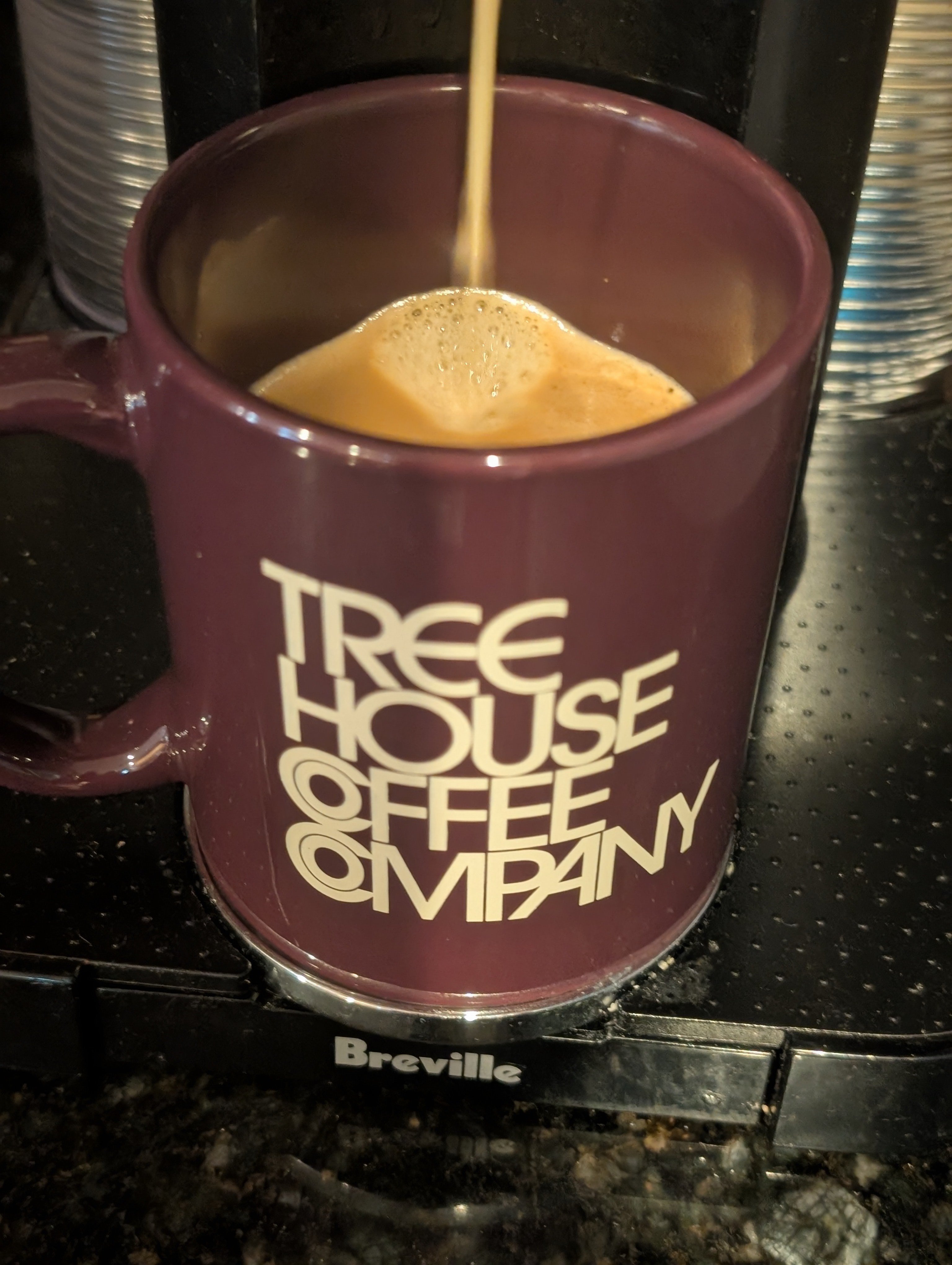 Having a coffee on a rainy and busy Sunday morning