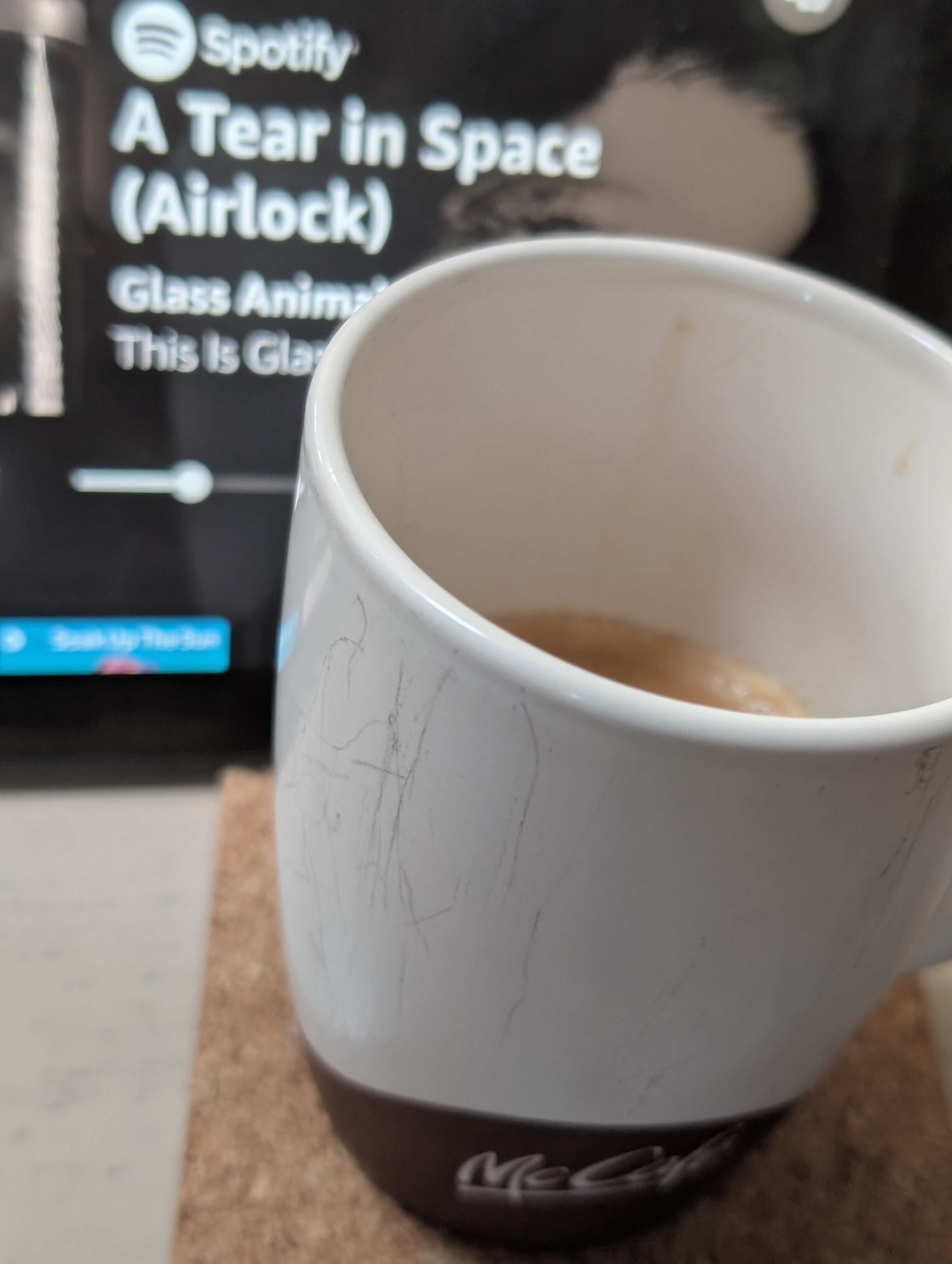 Enjoying a double on a lazy Saturday morning