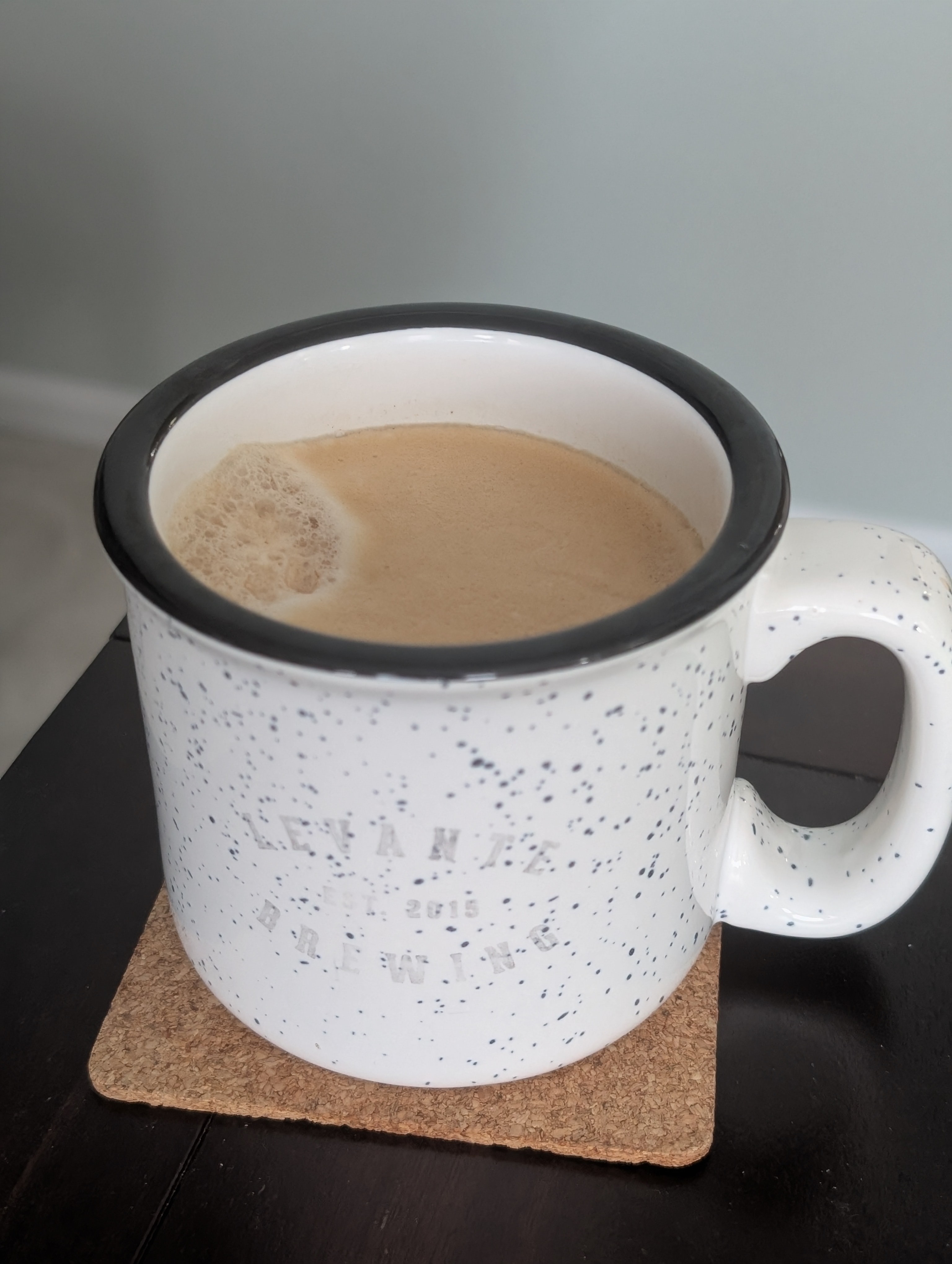 I haven't had this one in a while.  It's a great start to the work week.  It's too bad the text on the cup has faded.