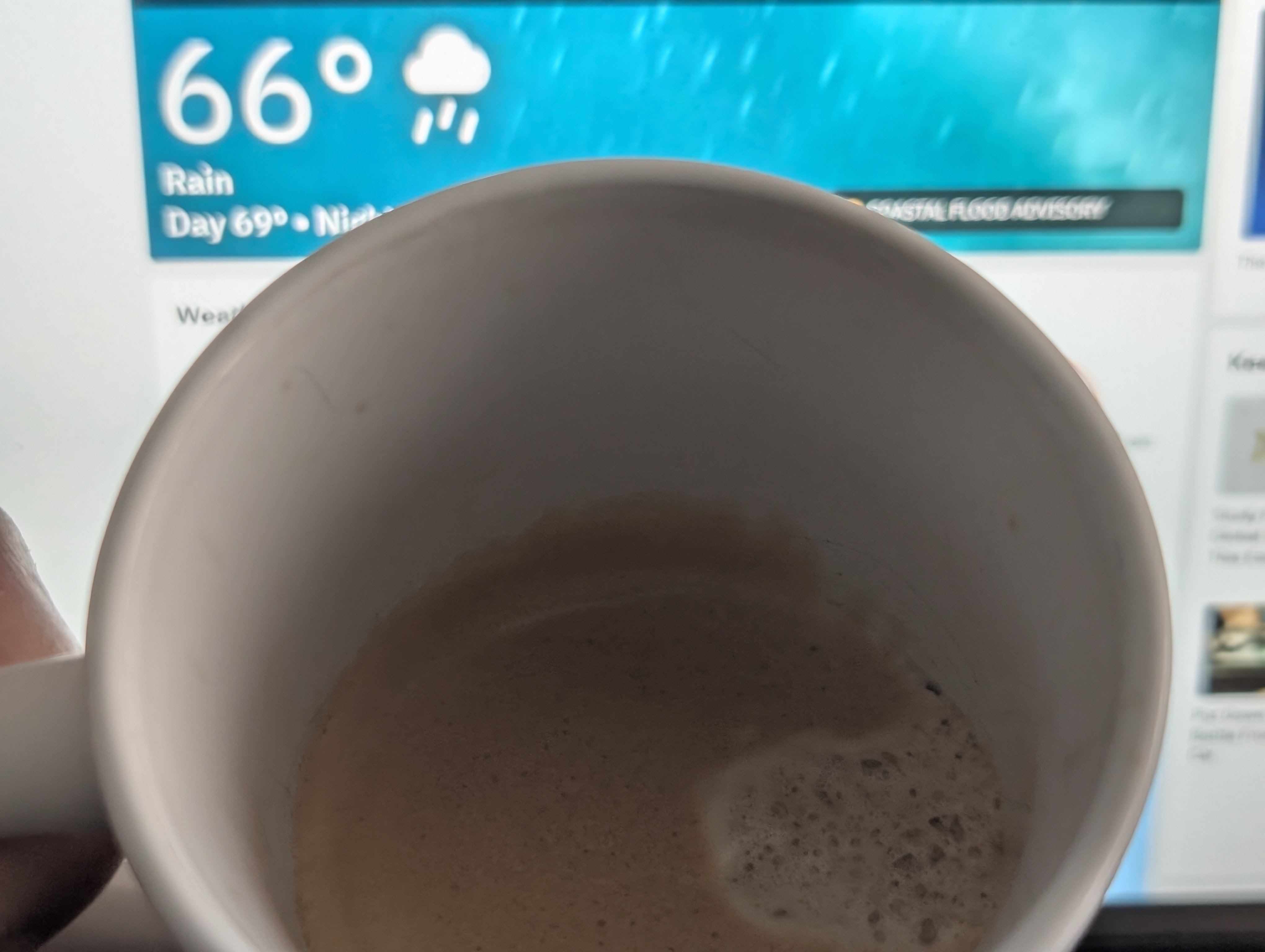 Having a double just before the next meeting on a rainy Tuesday morning -- unfortunately it will rain more the next few days