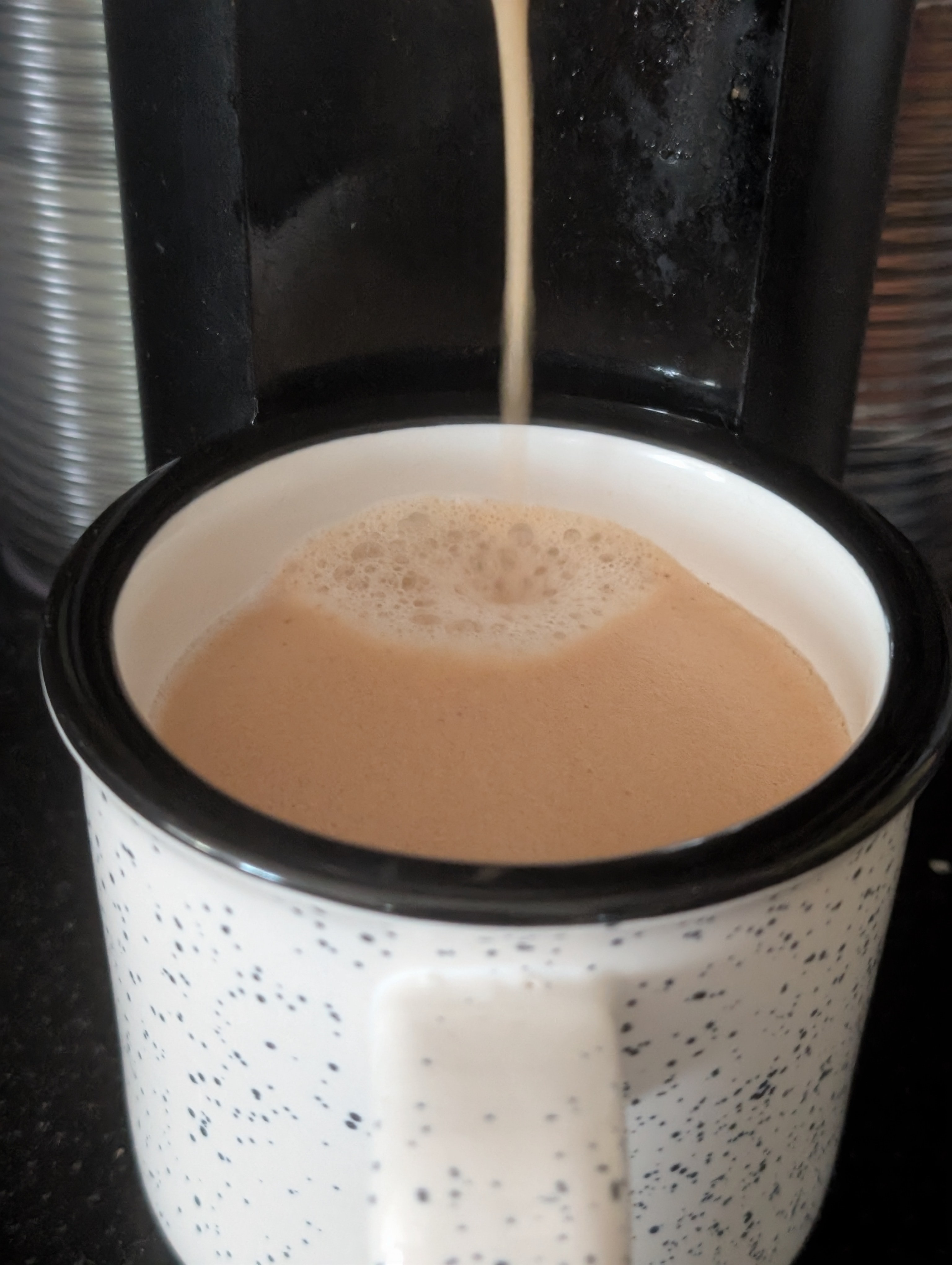 Having a great toasty coffee on a slow meeting Friday before a long holiday weekend