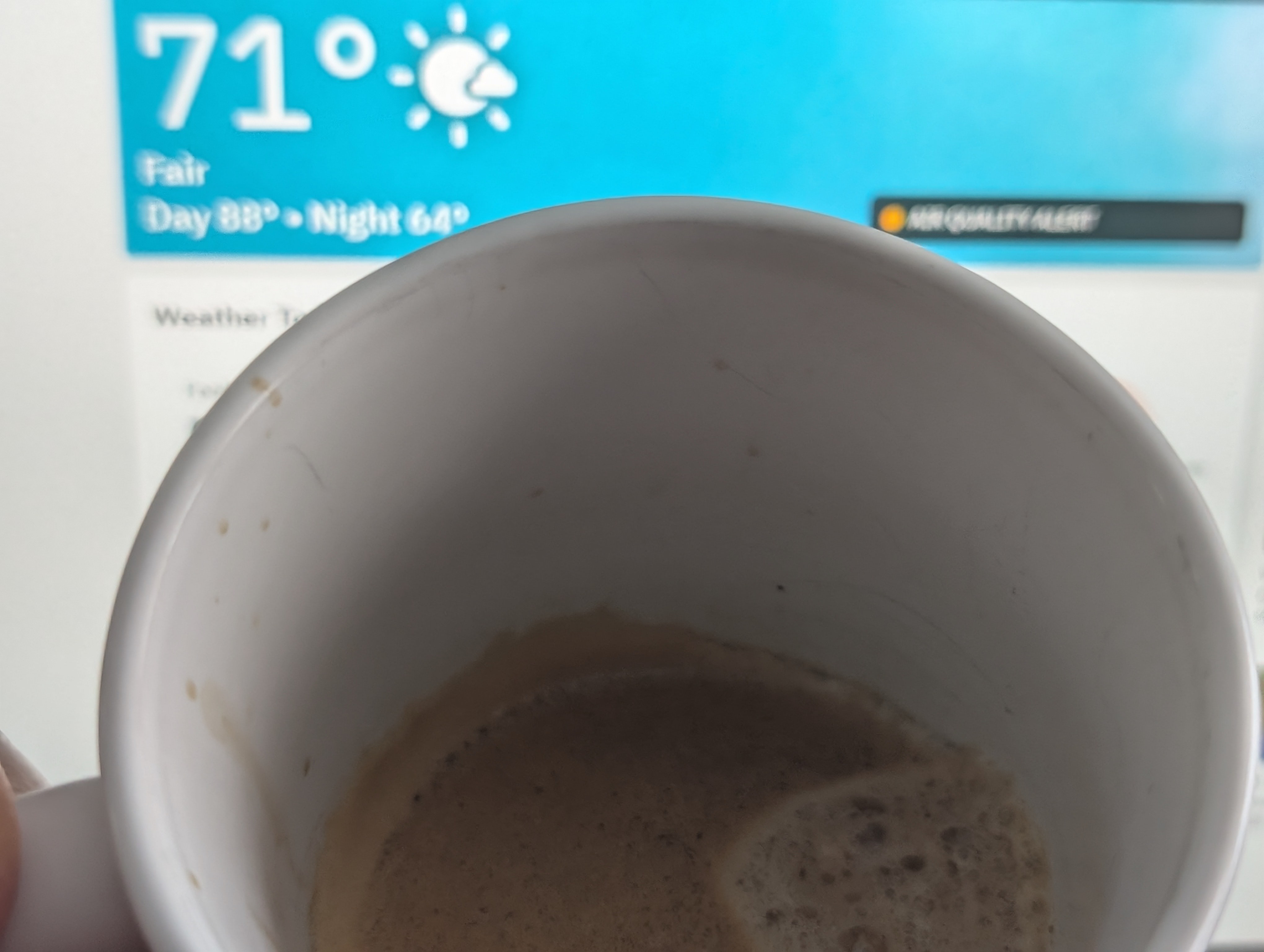 I cannot believe it's going to be 88⁰F today.  I was enjoying the unseasonably cool weather.  I actually have to go in to the office for a meeting.  At least it's not raining.