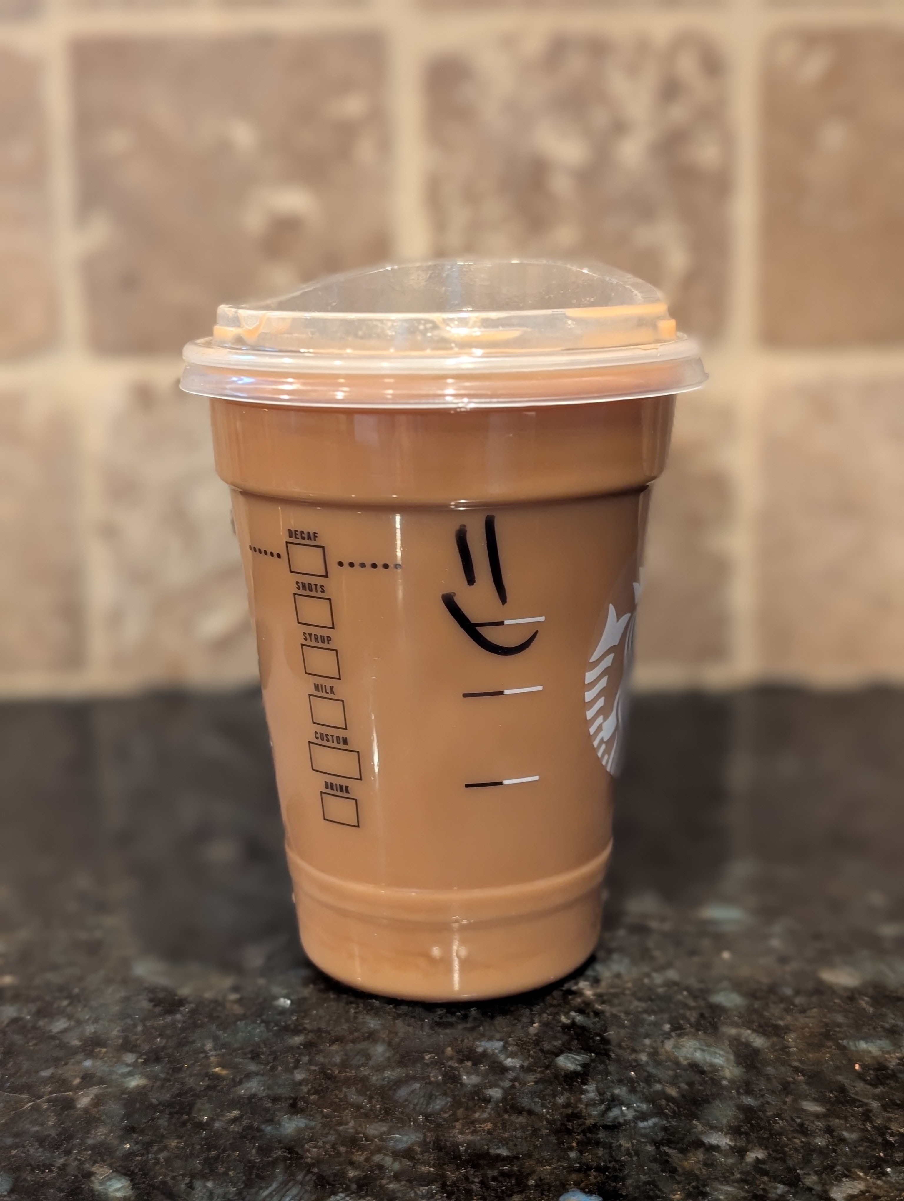 Coffee before the long drive