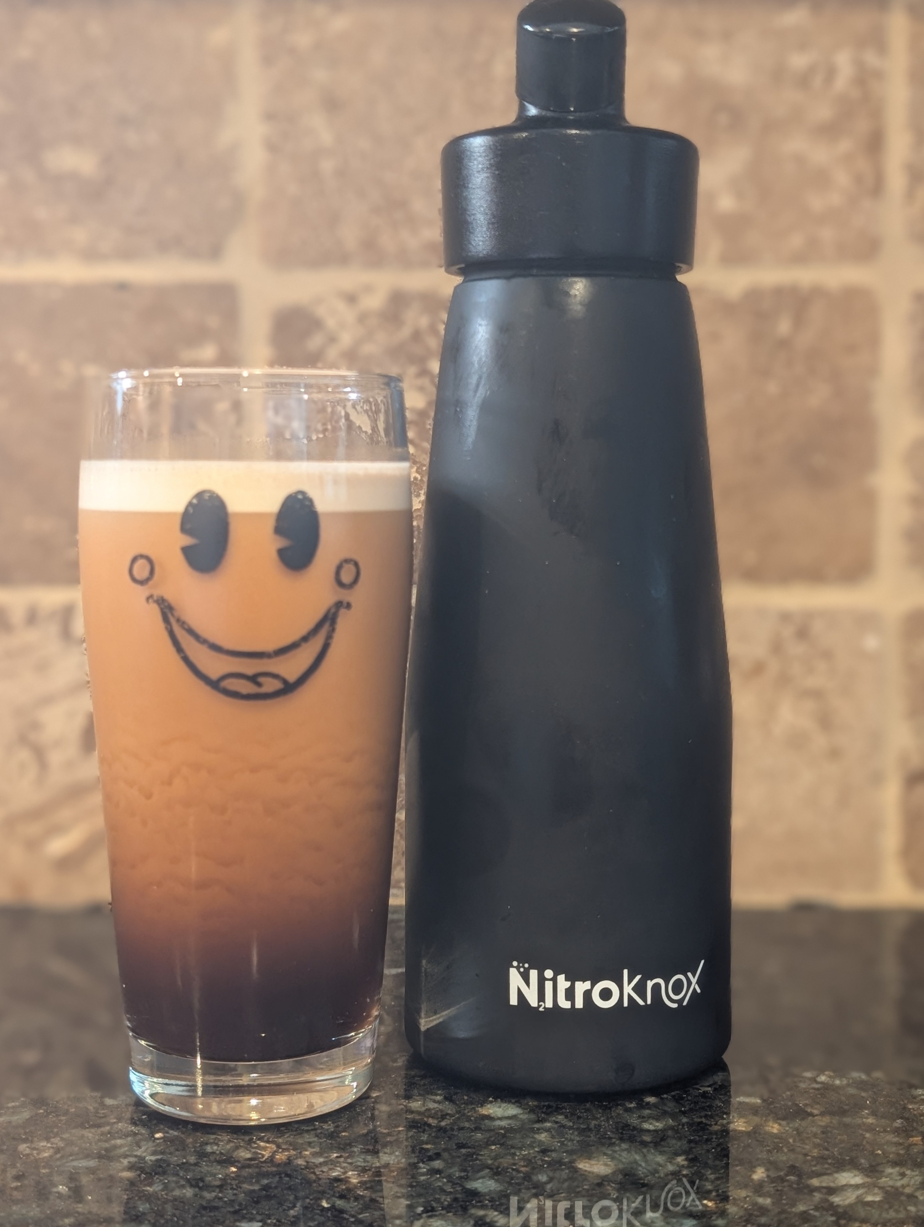 Enjoying a nitro cold brew on another hot (99⁰F) day.  Fortunately I have the other half of the cold brew to make nitro for tomorrow.