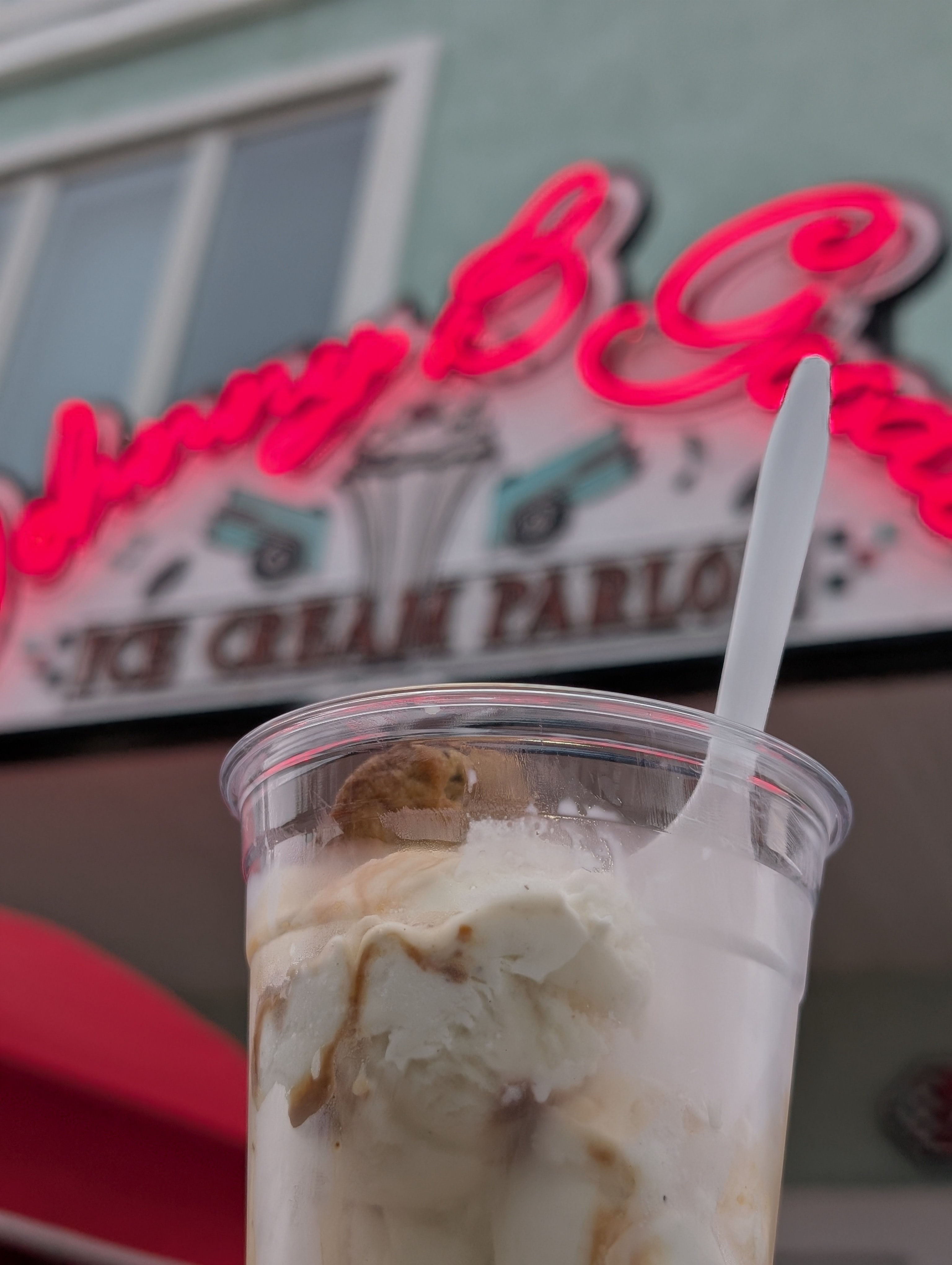 Affogato with lots of ice cream