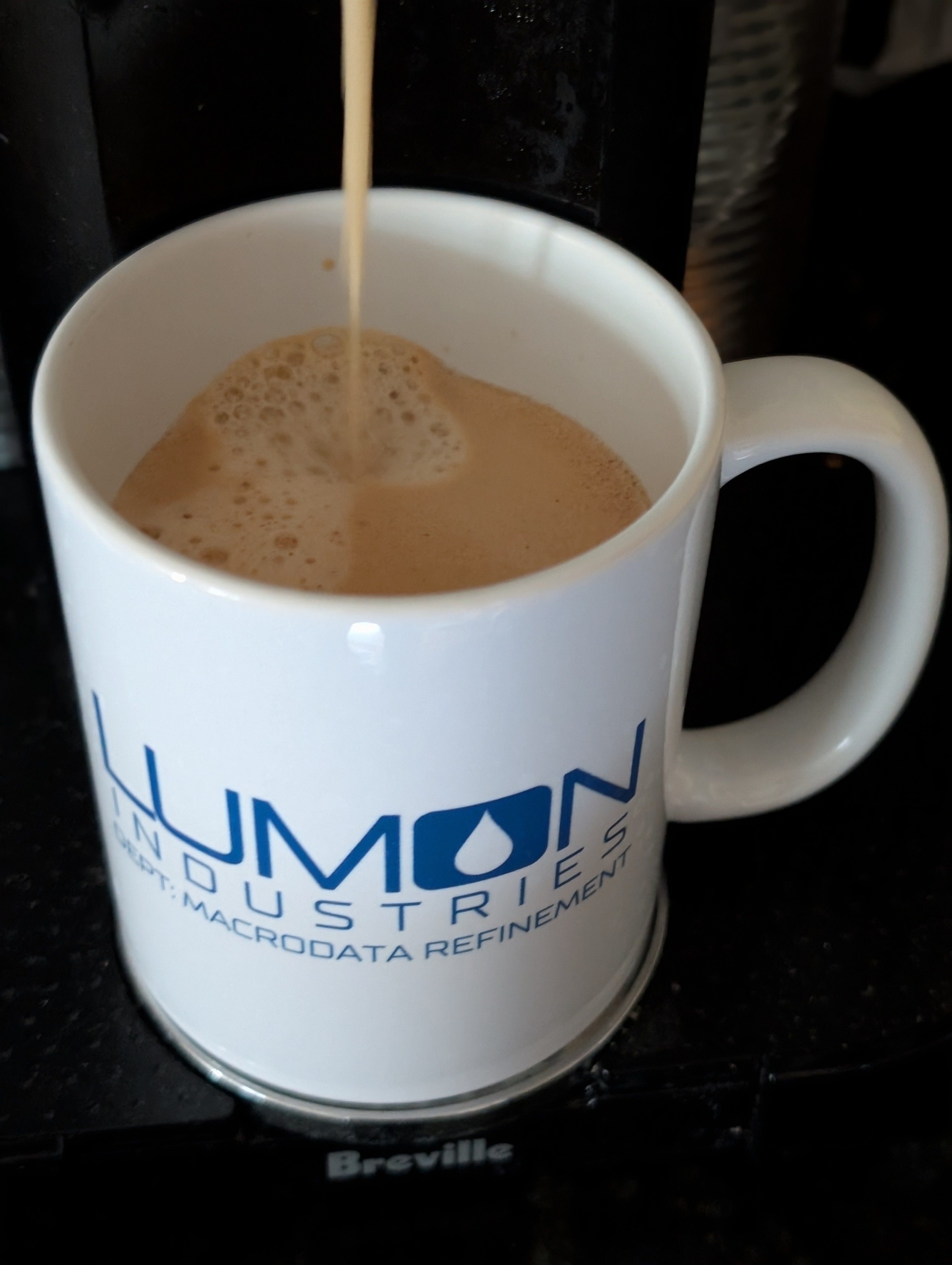 Finally had time earlier in the morning to get coffee.  Unfortunately it's back to refining the numbers.  