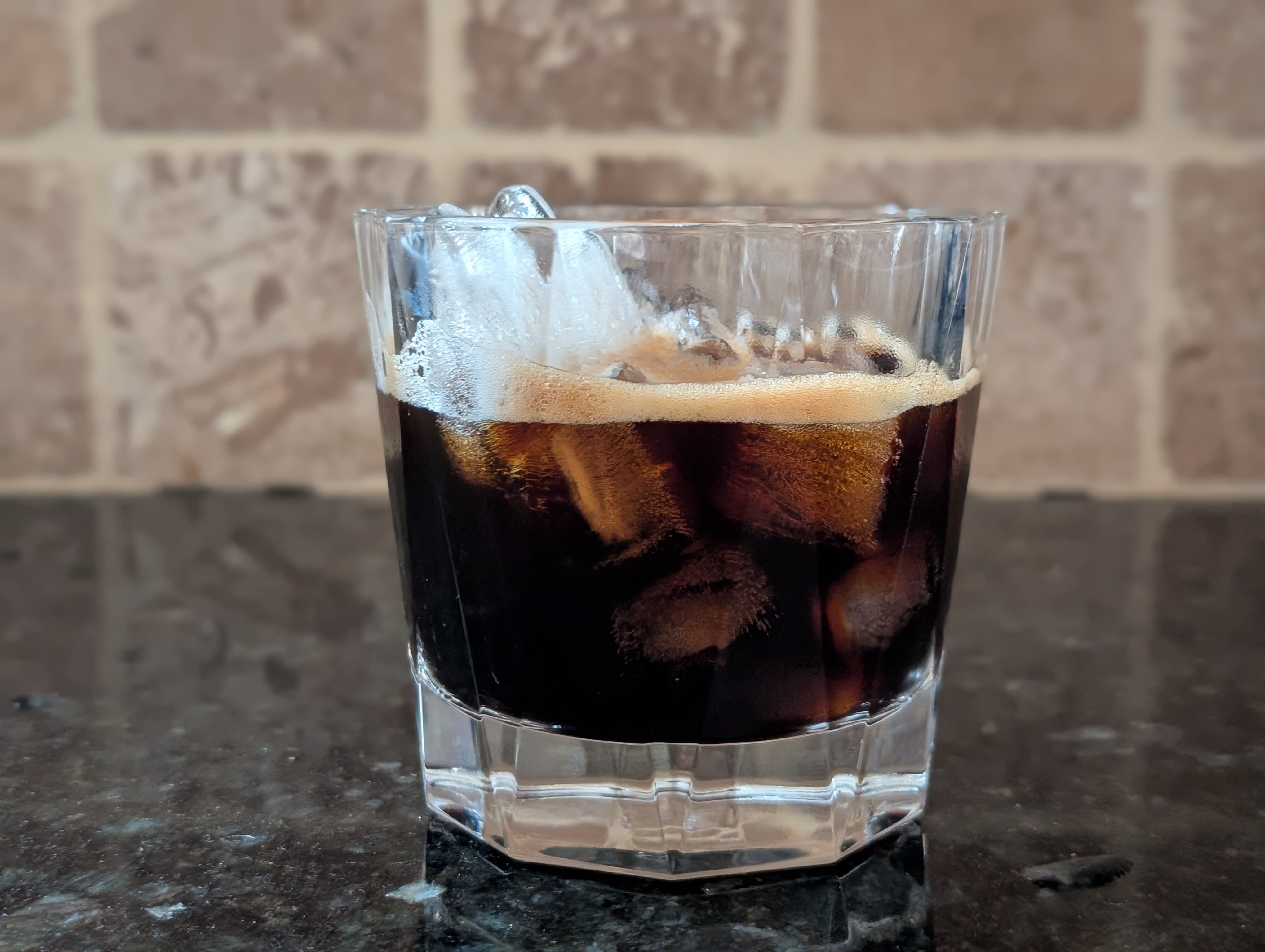 Trying to make my own iced espresso.  I didn't add anything, but I'm enjoying it so far.  I should have been making these when it was hot.