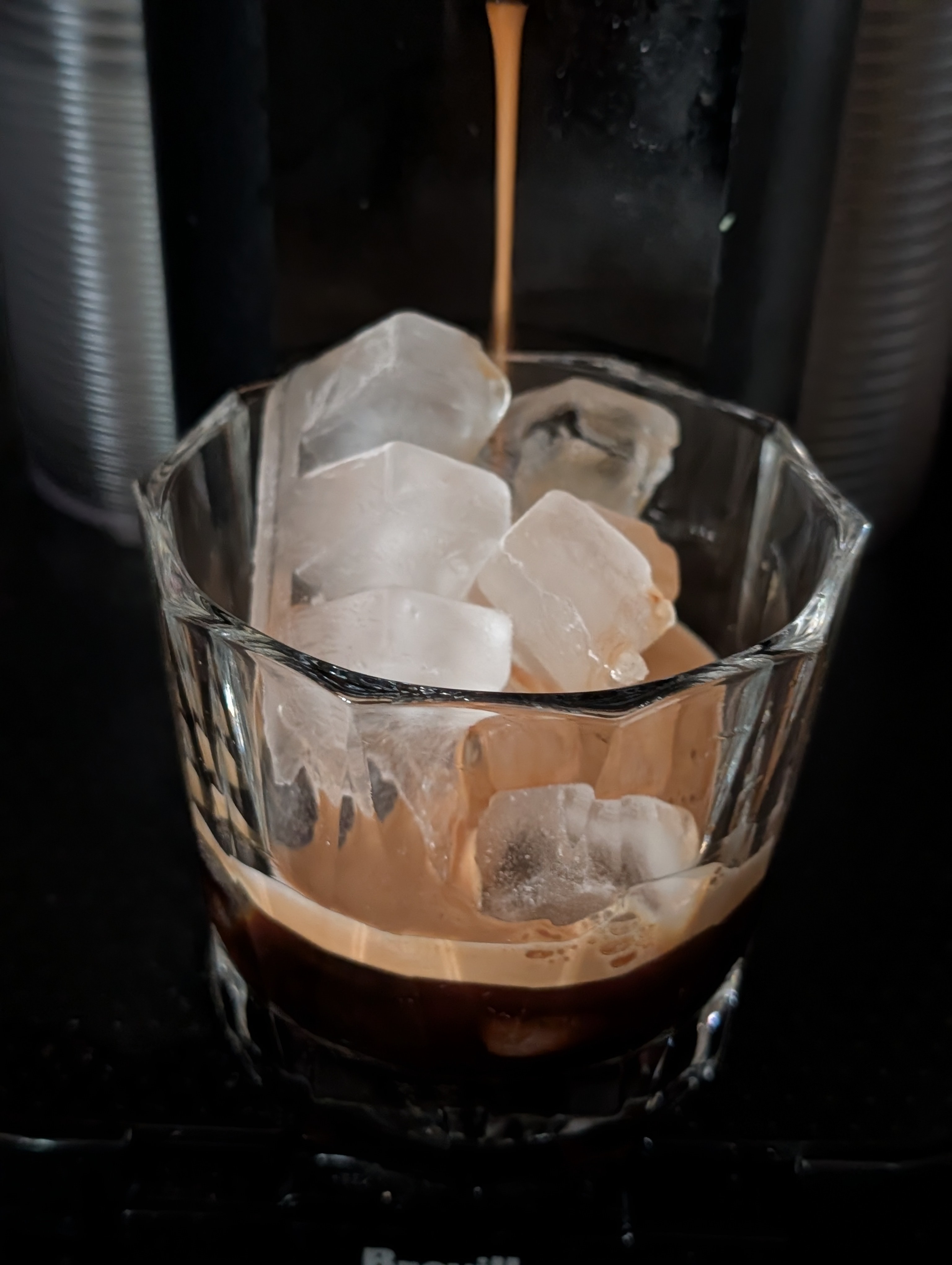 Having an iced espresso before meetings pick up