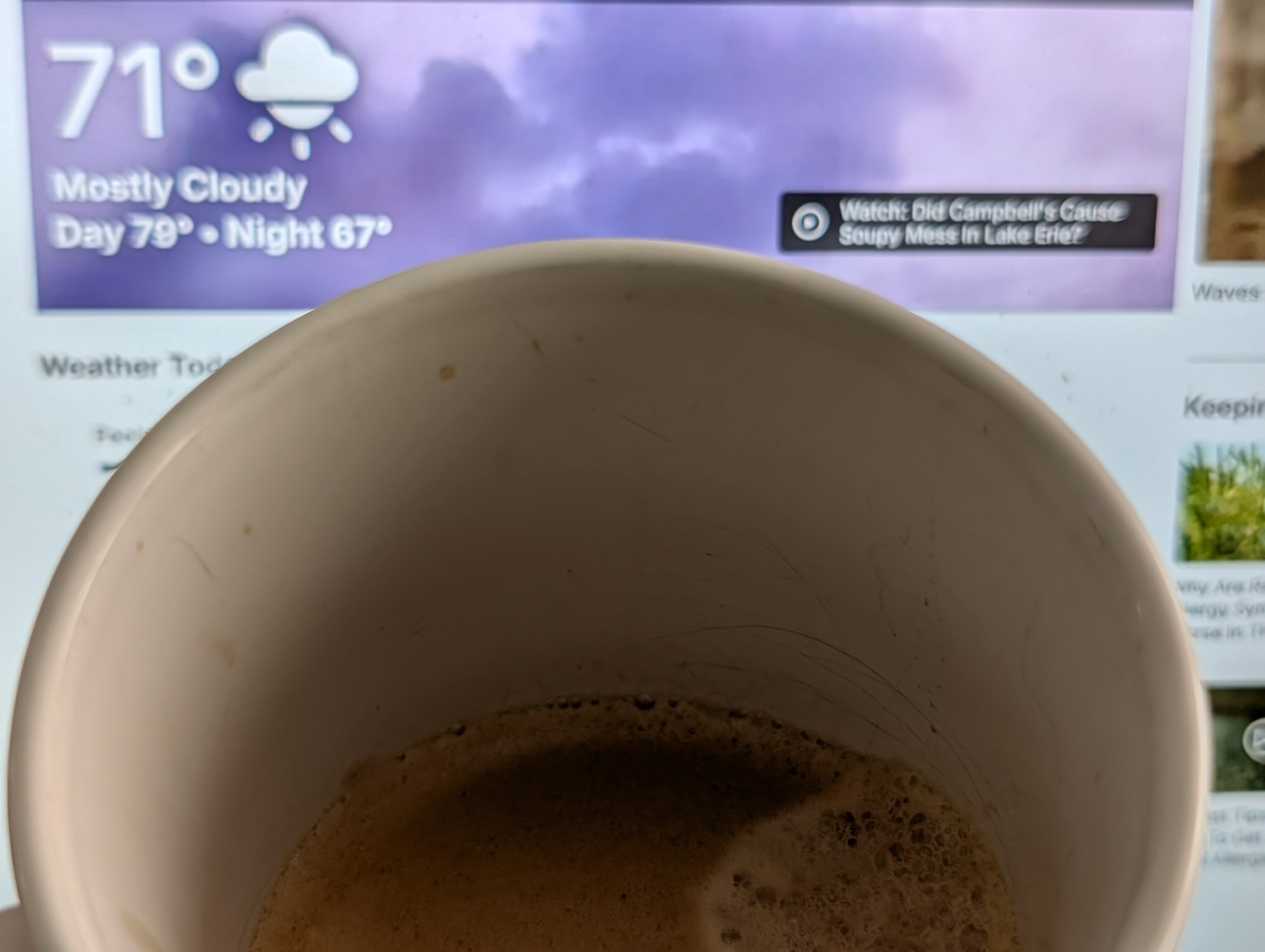 Grabbing a quick double between meetings and trying to get work done