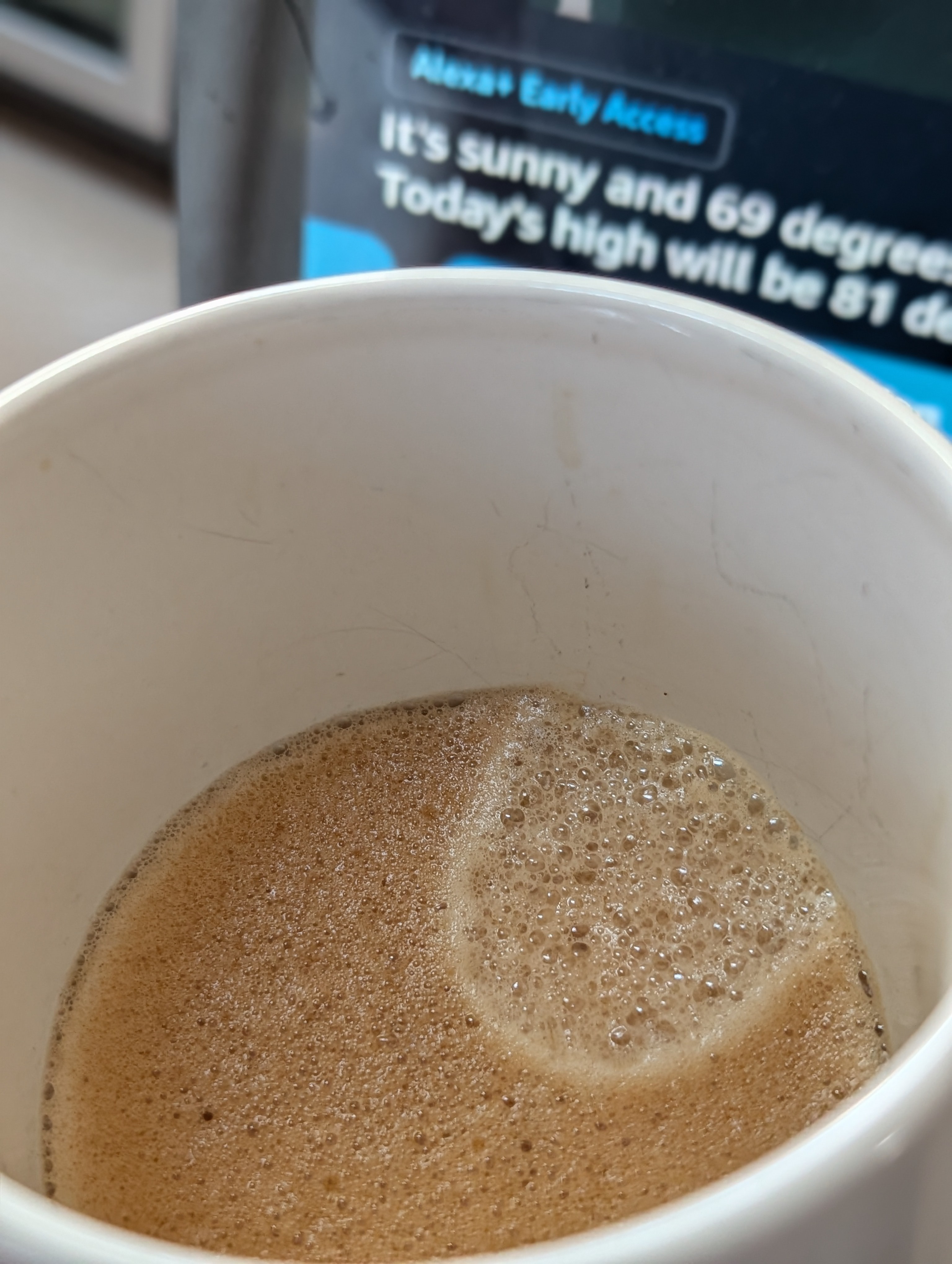 Having a double on a lazy Saturday morning