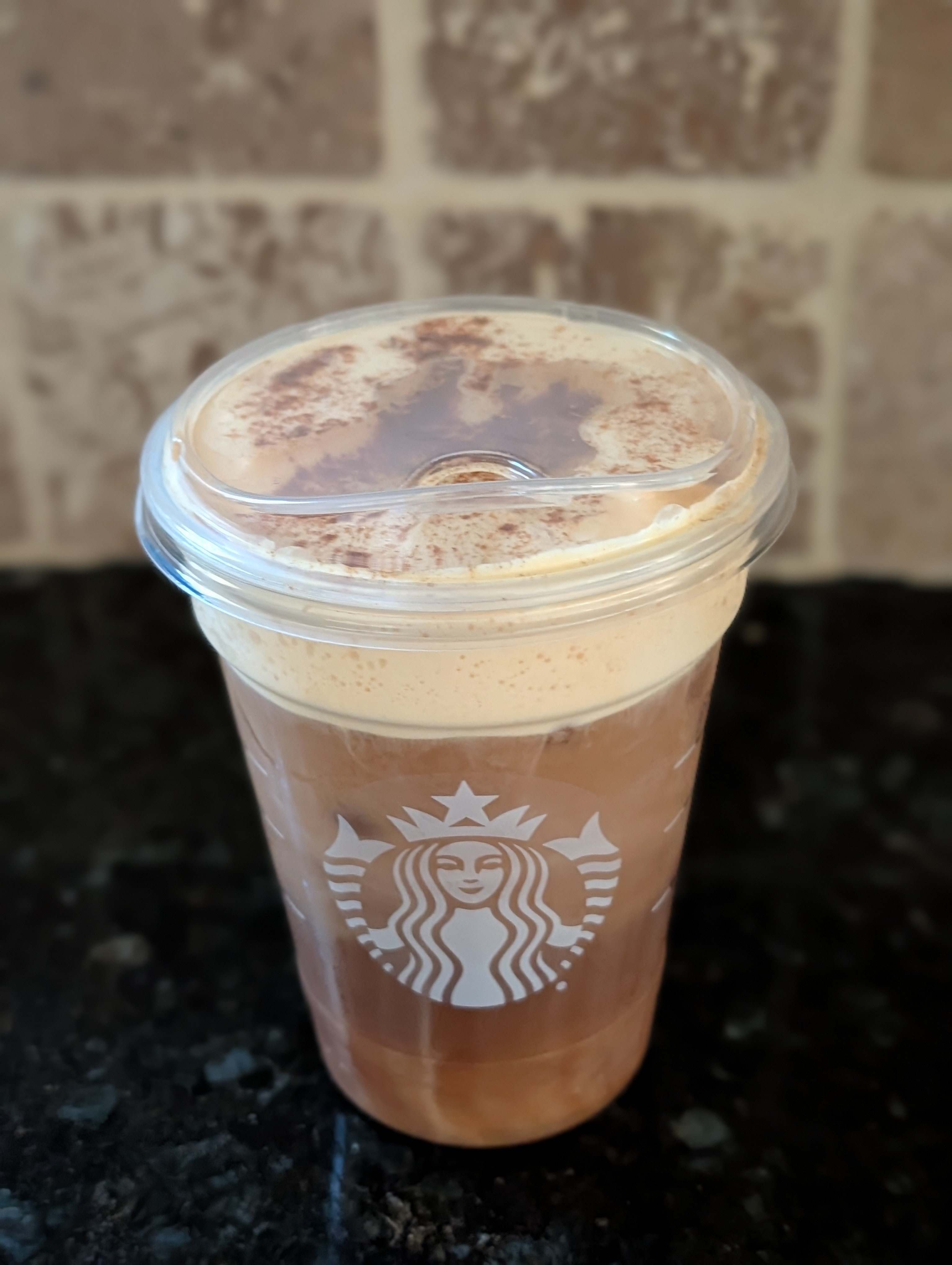 I can't get enough of this pumpkin cold cream cold brew. It's definitely better with less ice and more pumpkin goodness.