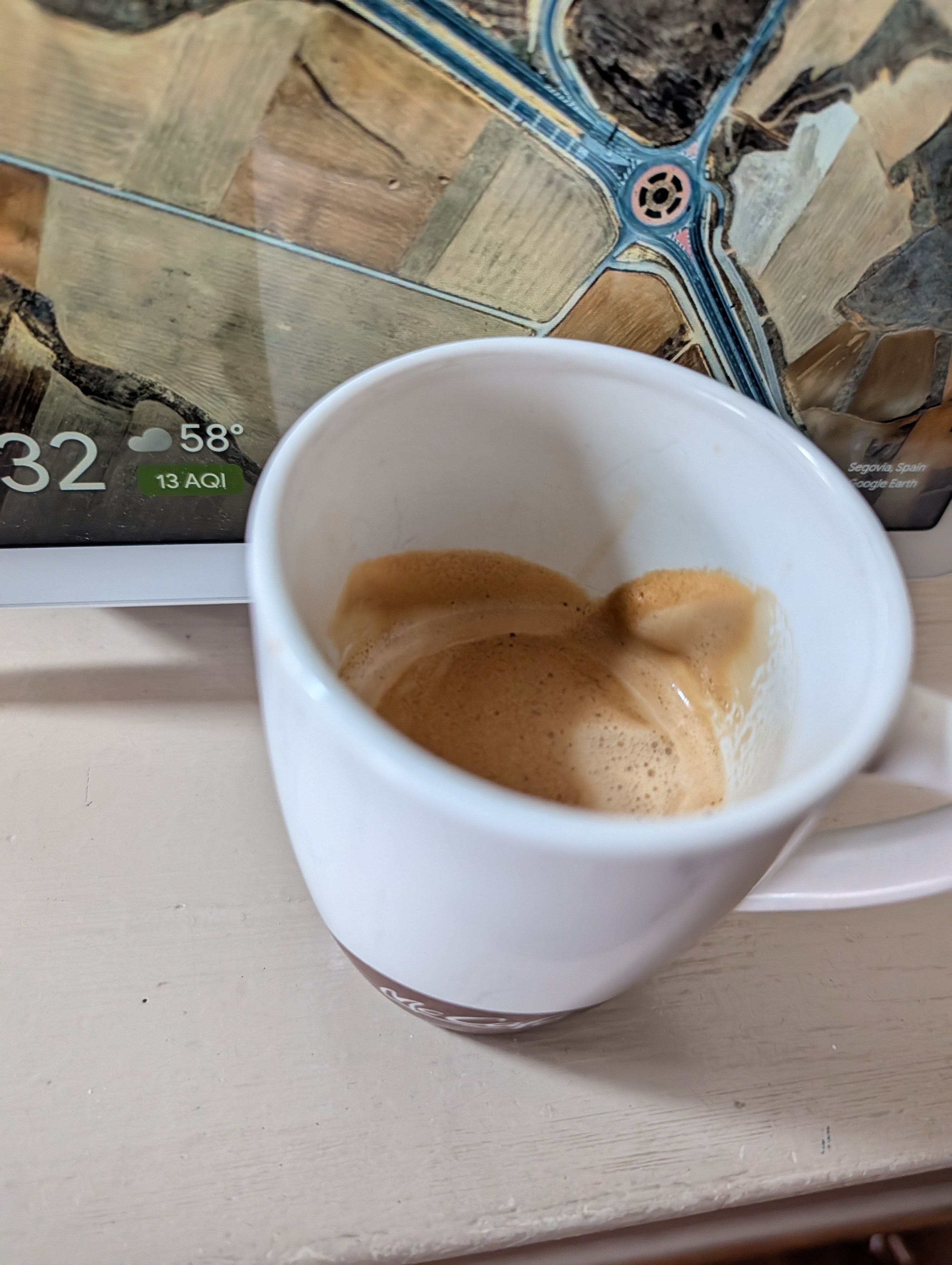 Having a double on a cool Saturday morning