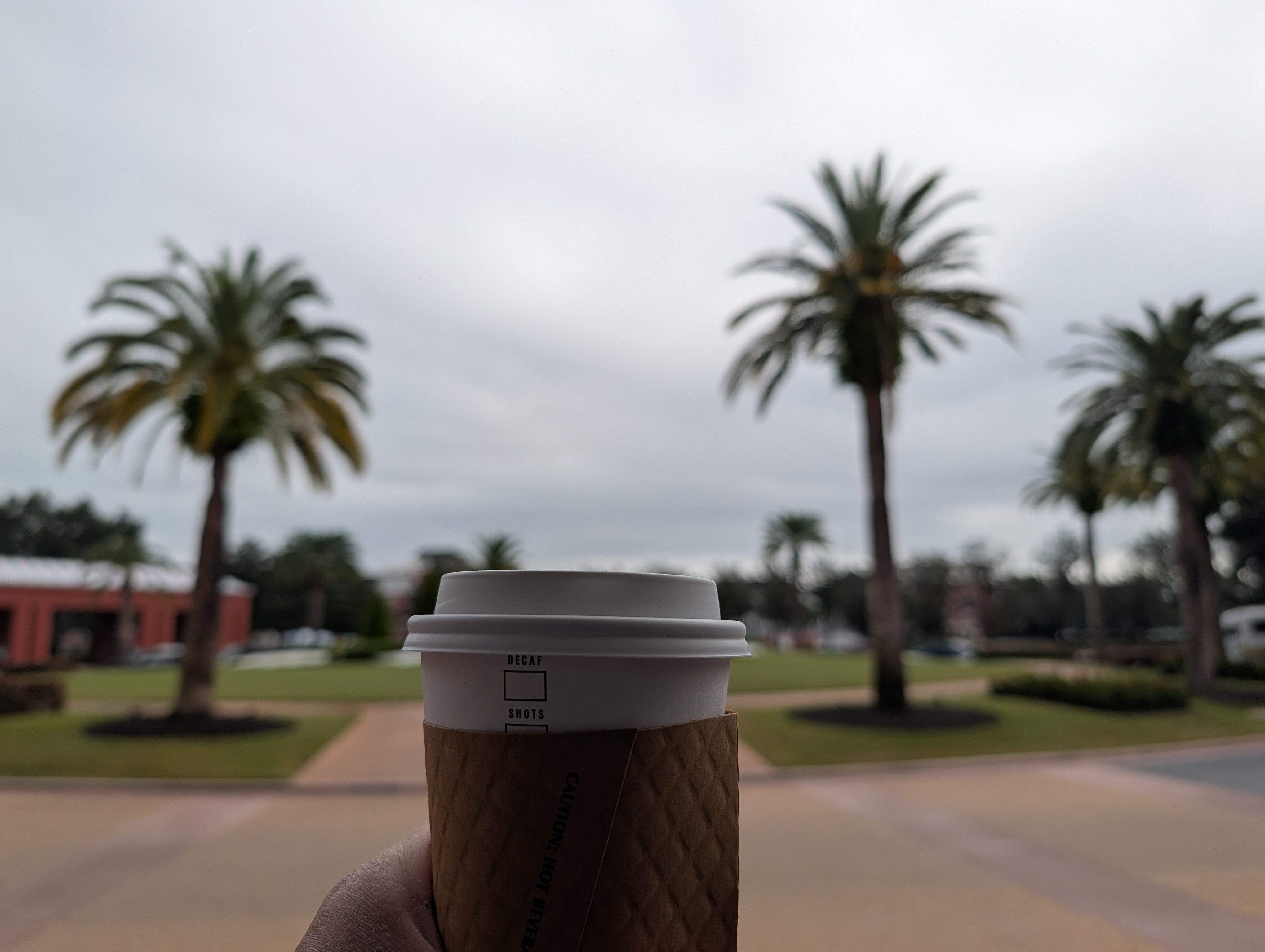 Coffee between presentations