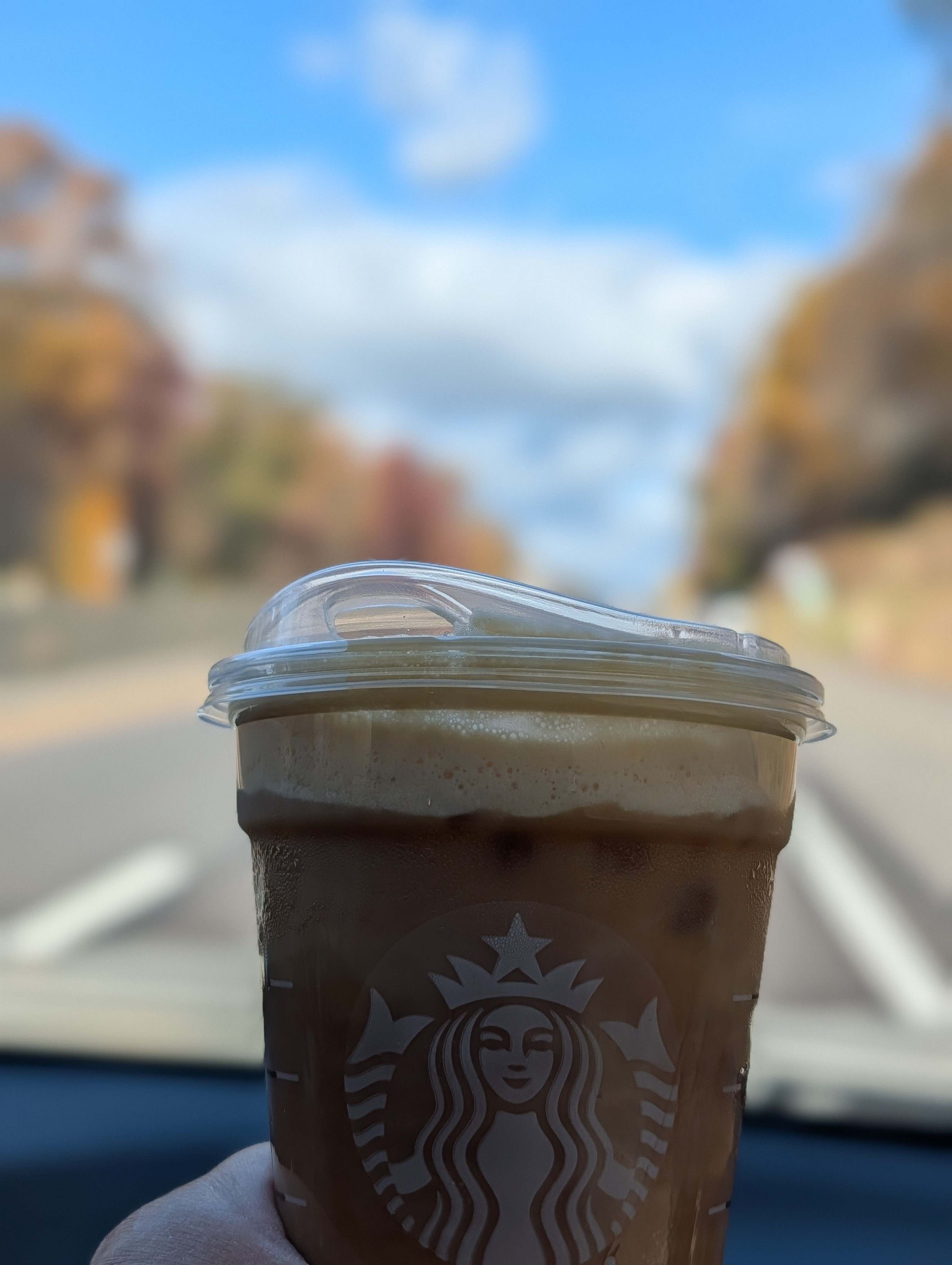 Having a pumpkin cream old brew on the long ride