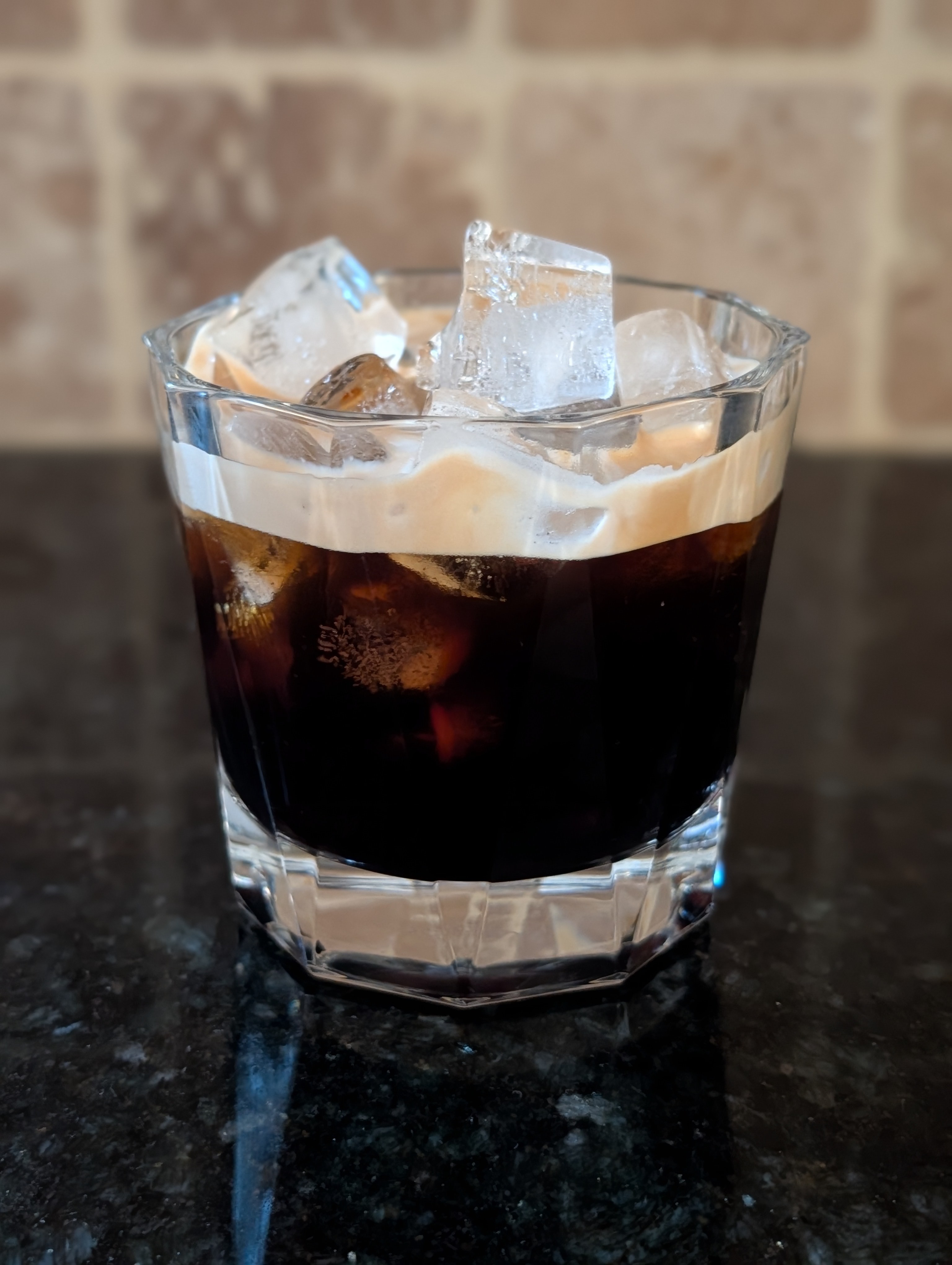 Having a late morning iced double on a sunny Sunday morning