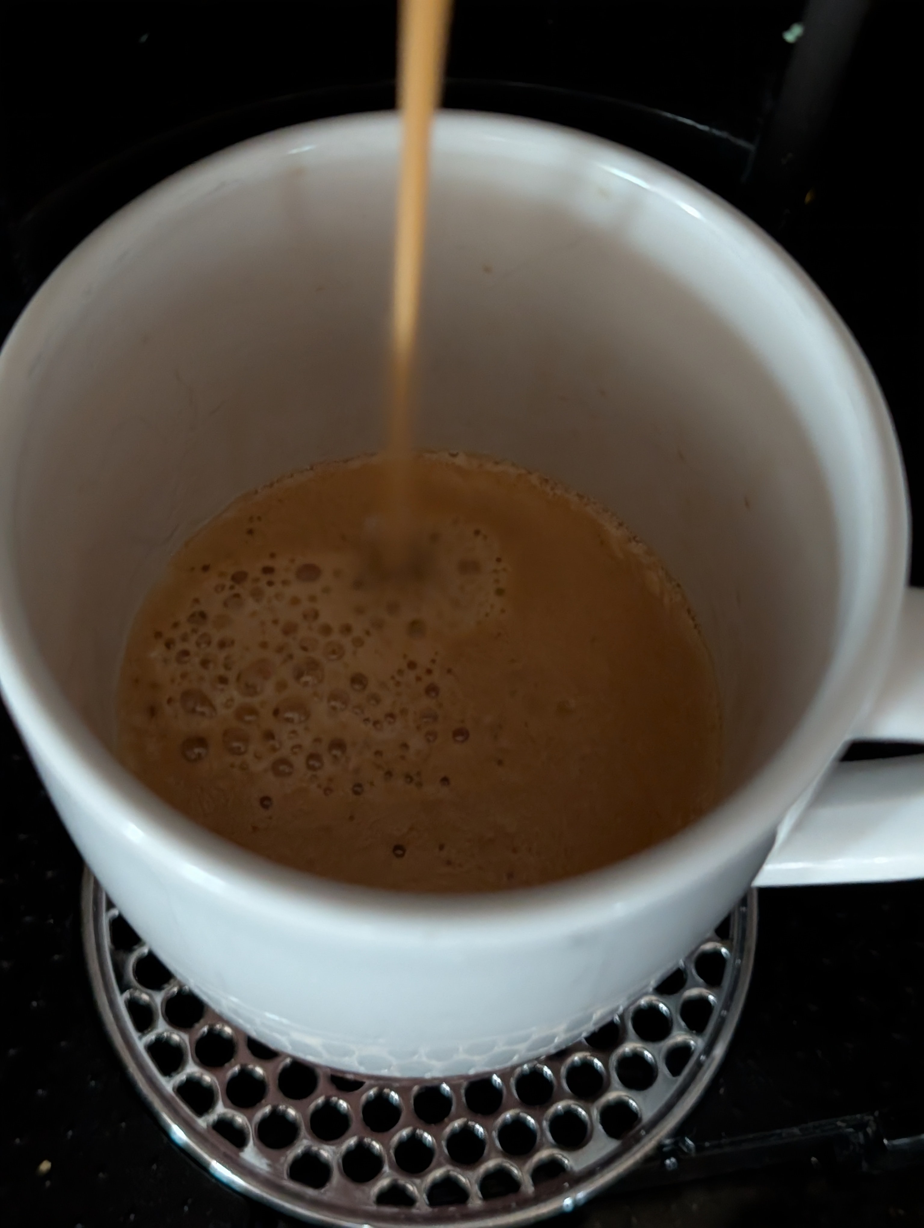 Grabbing a quick double right before the next meeting