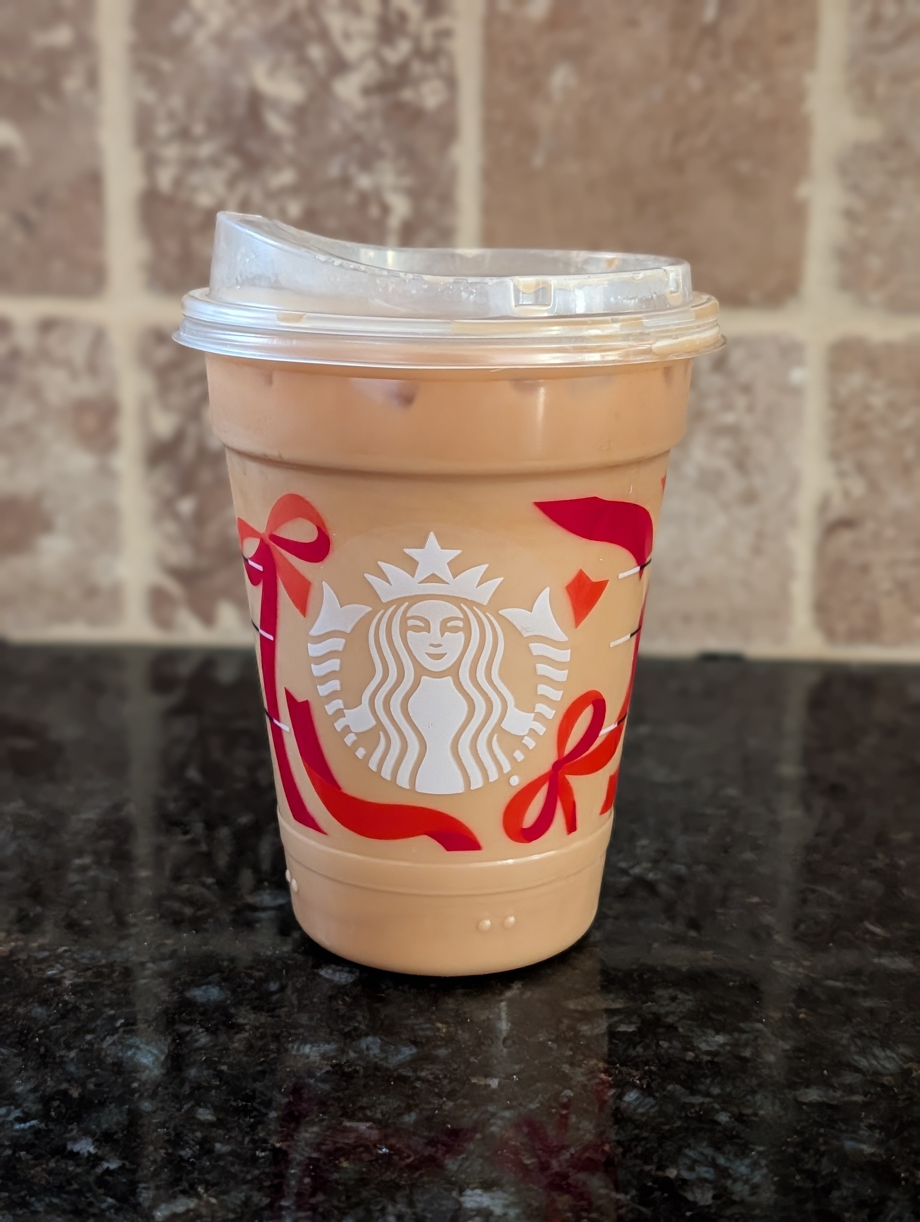 Enjoying a vanilla sweet cream cold brew on a busy Thursday morning