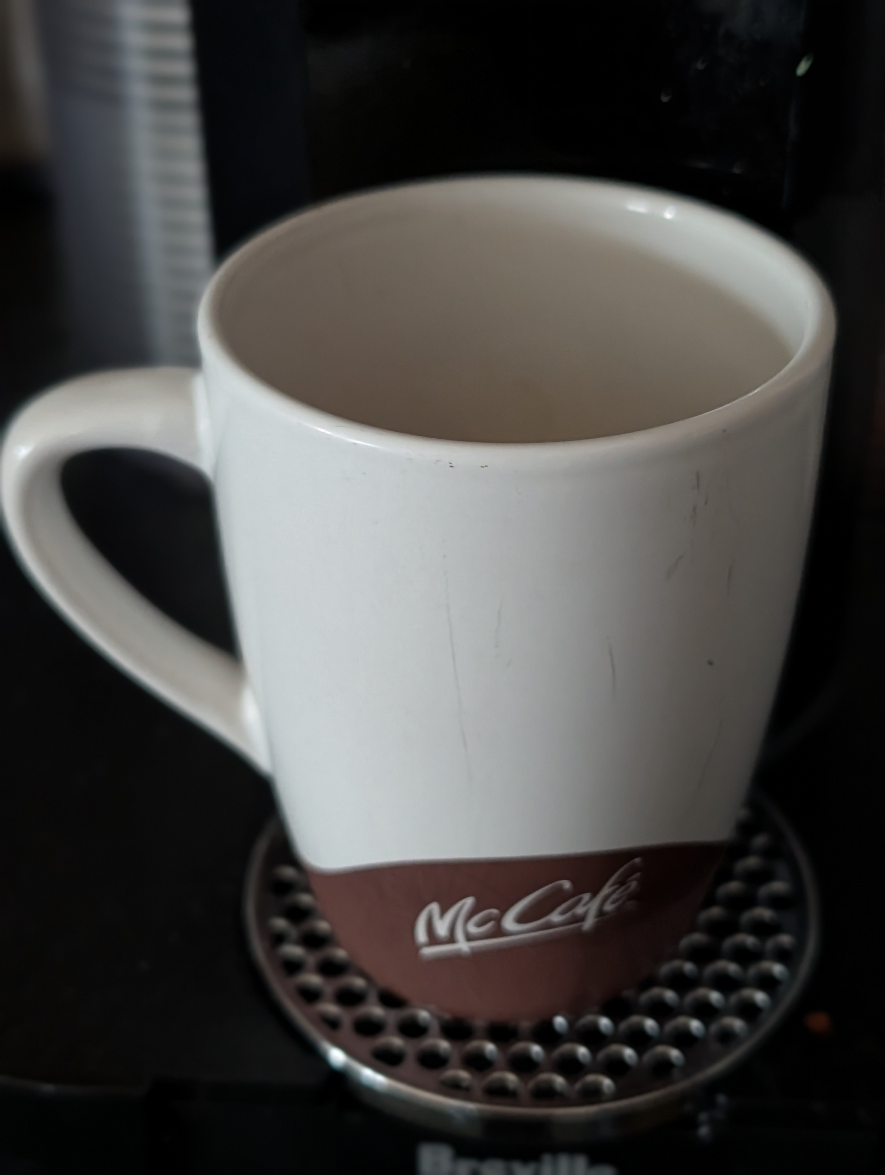 Grabbing a quick double right as a meeting starts