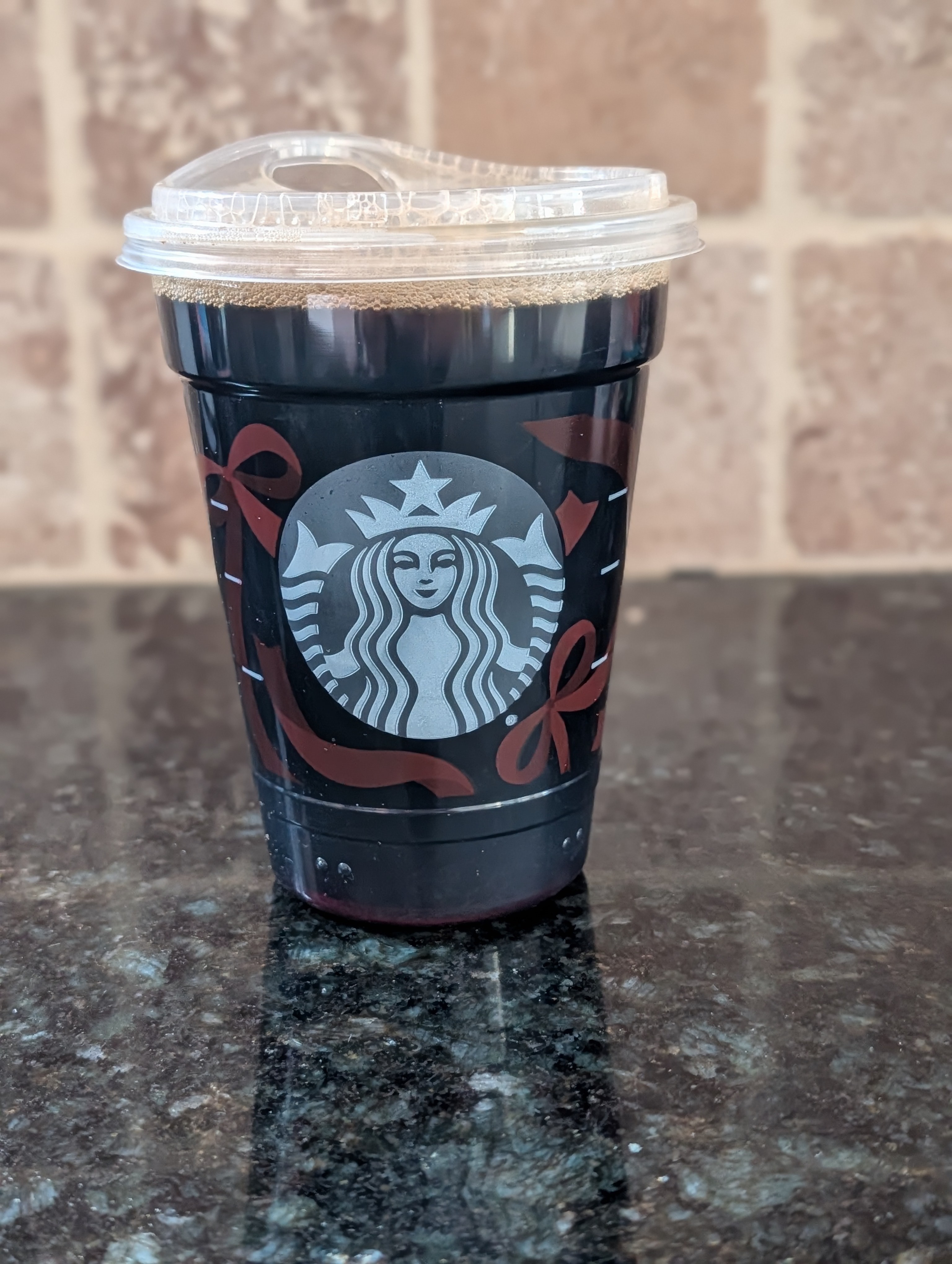 I'm not sure if I'm liking this nitro cold brew gingerbread syrup. I think the gingerbread might be a little too strong.