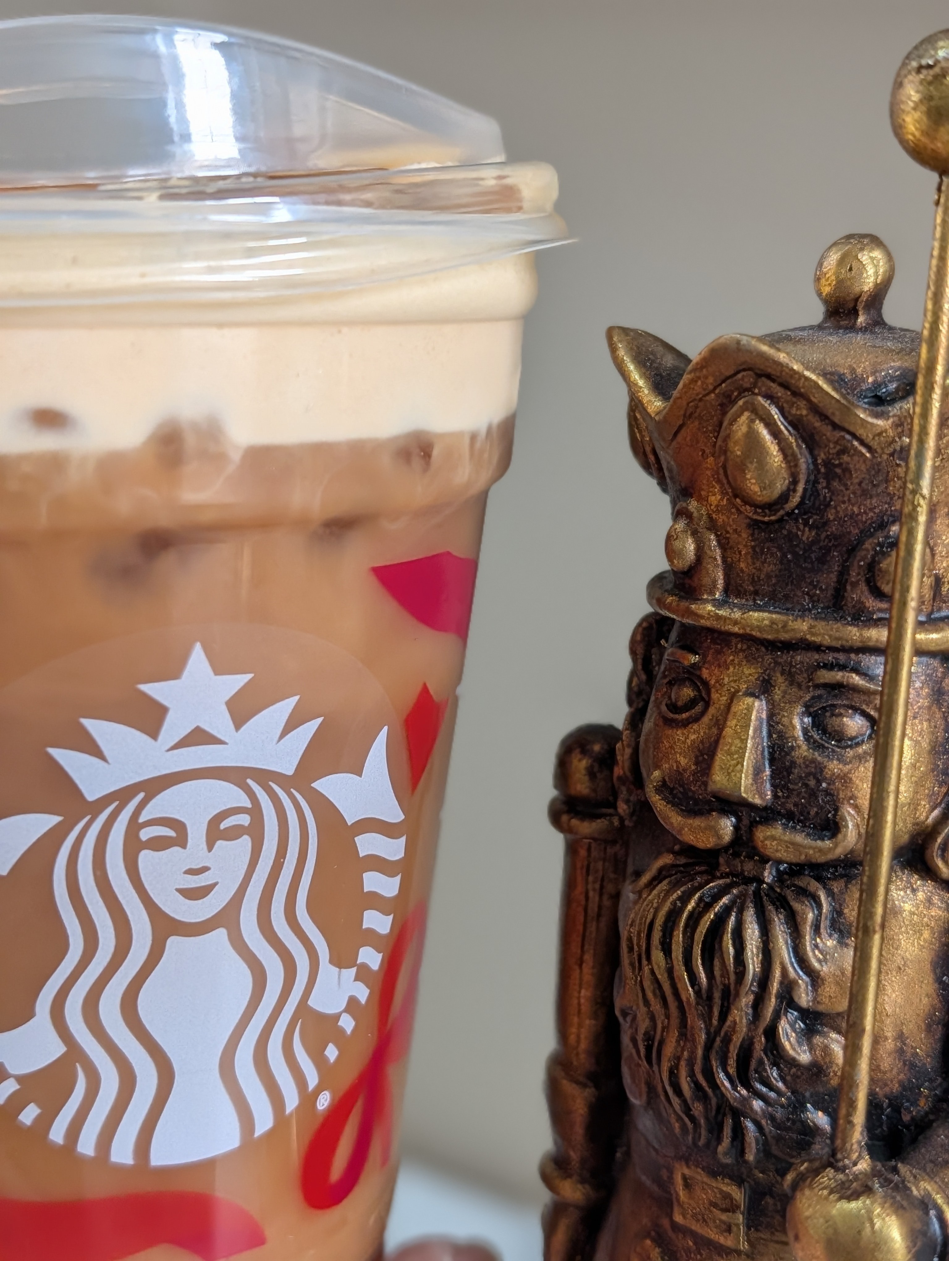 Watching over my cold brew