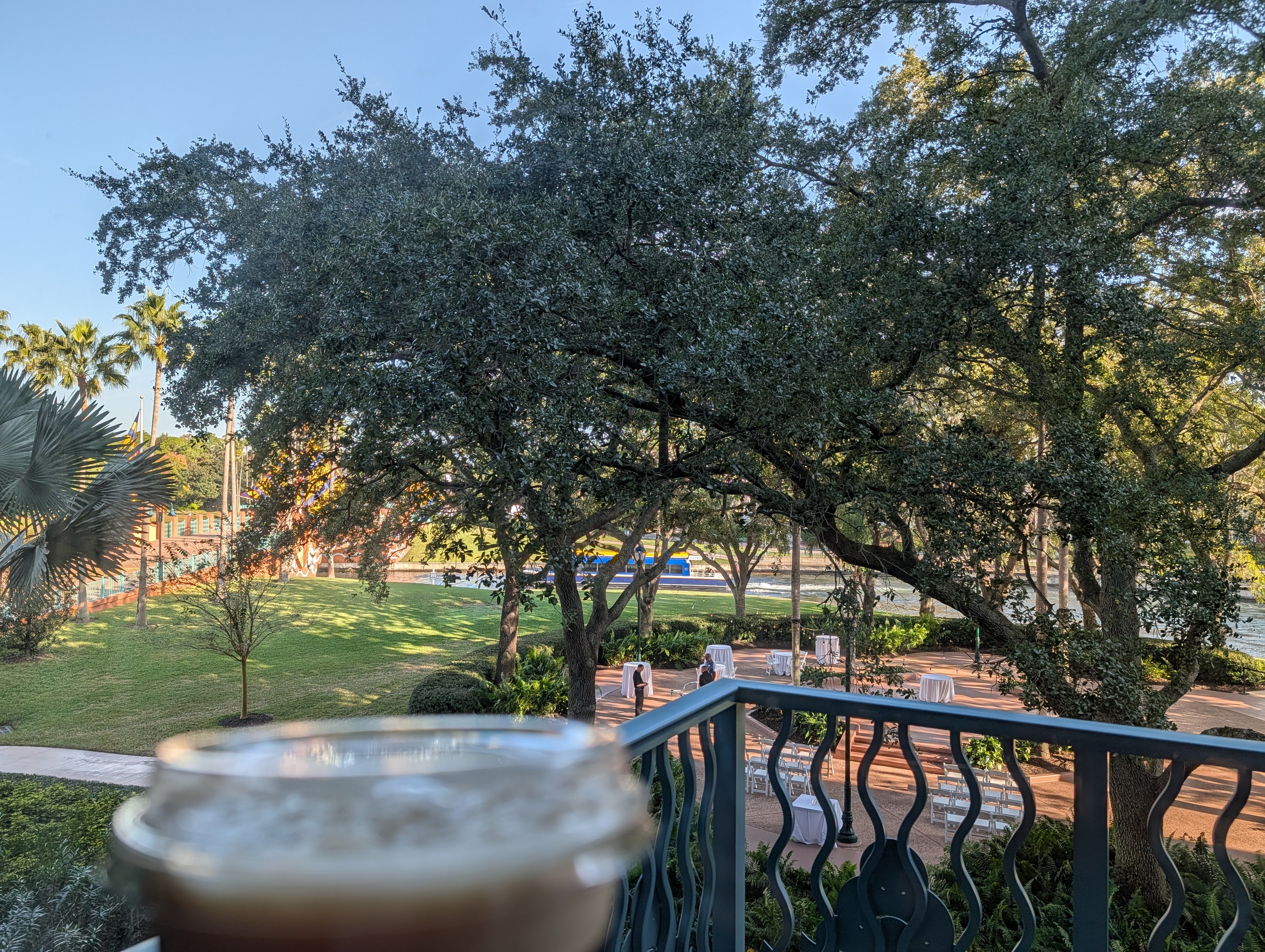 Getting ready for a long day at Disney Springs then they Very Merry Christmas Party