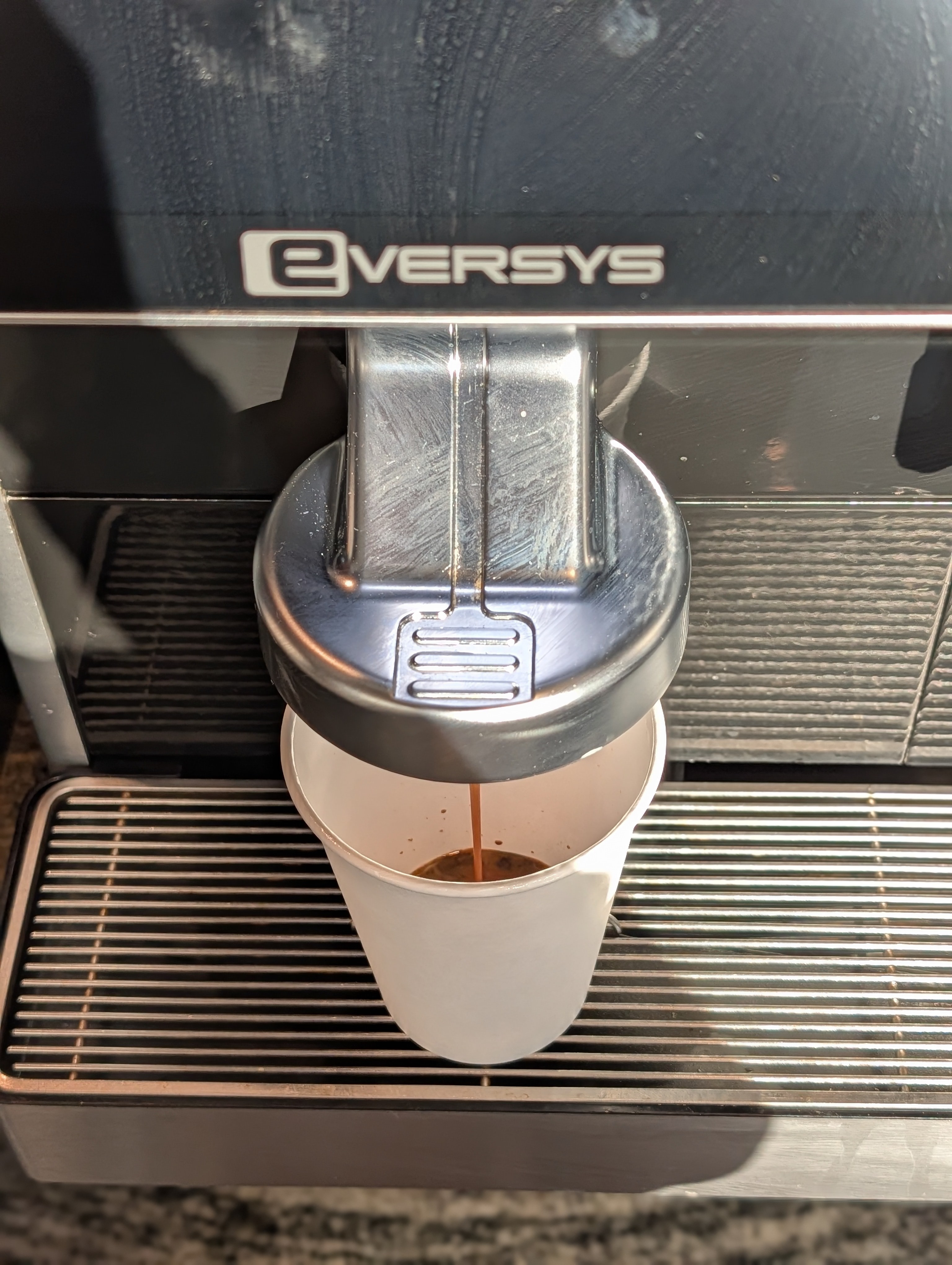 Grabbing a double before the drive home