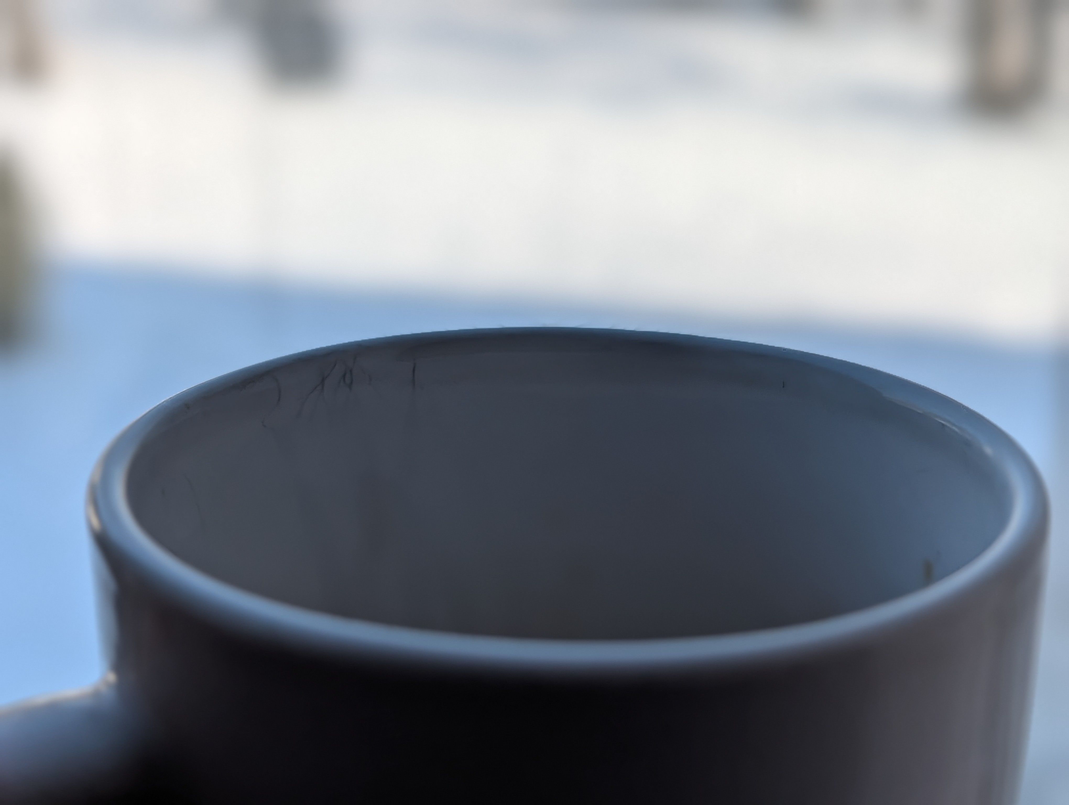 Grabbing a double between meetings on a warmer (40⁰F) Thursday morning.  We'll see how long this snow lasts.