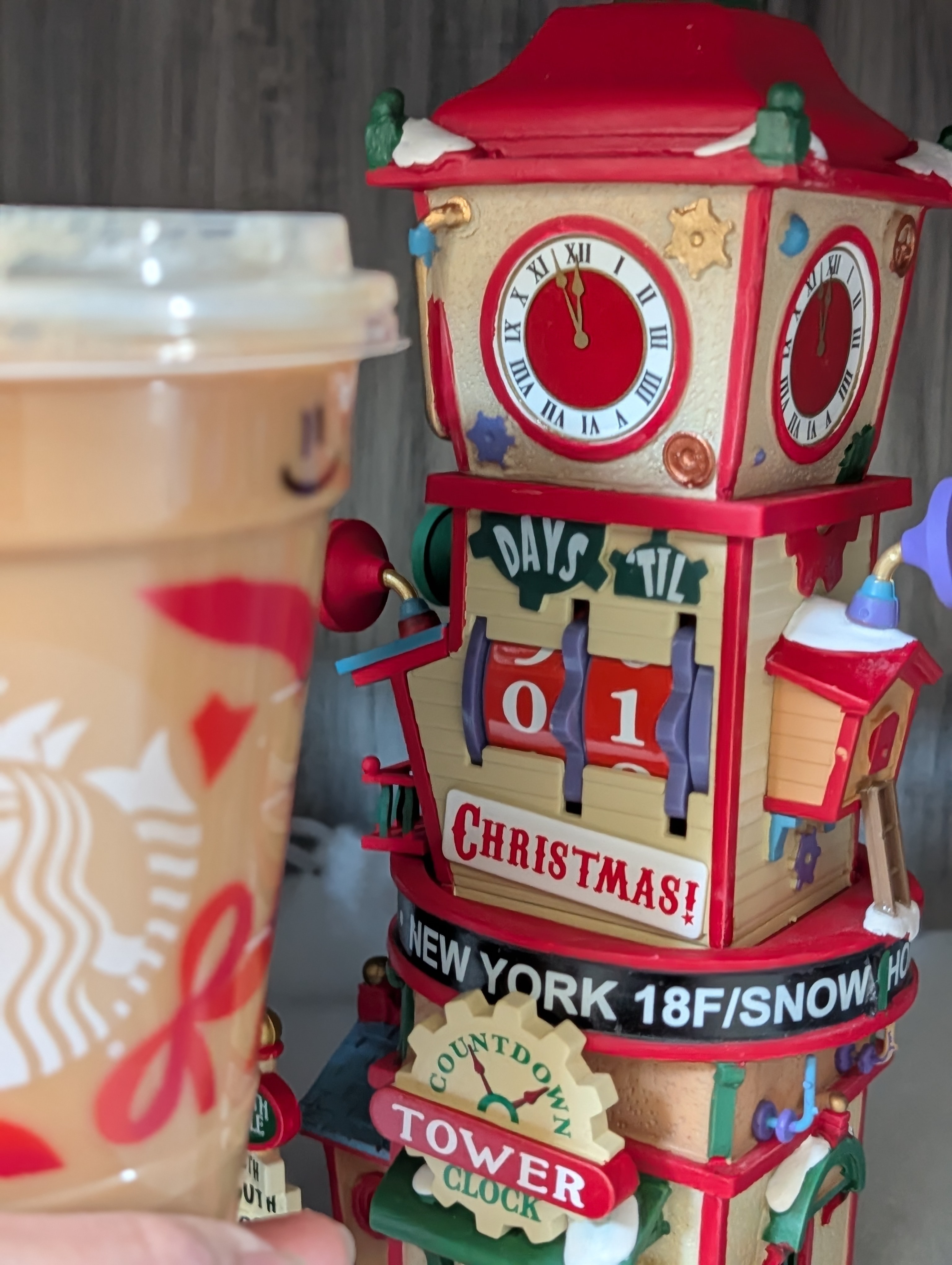 Having a vanilla cold cream nitro on a slow meeting day before Christmas