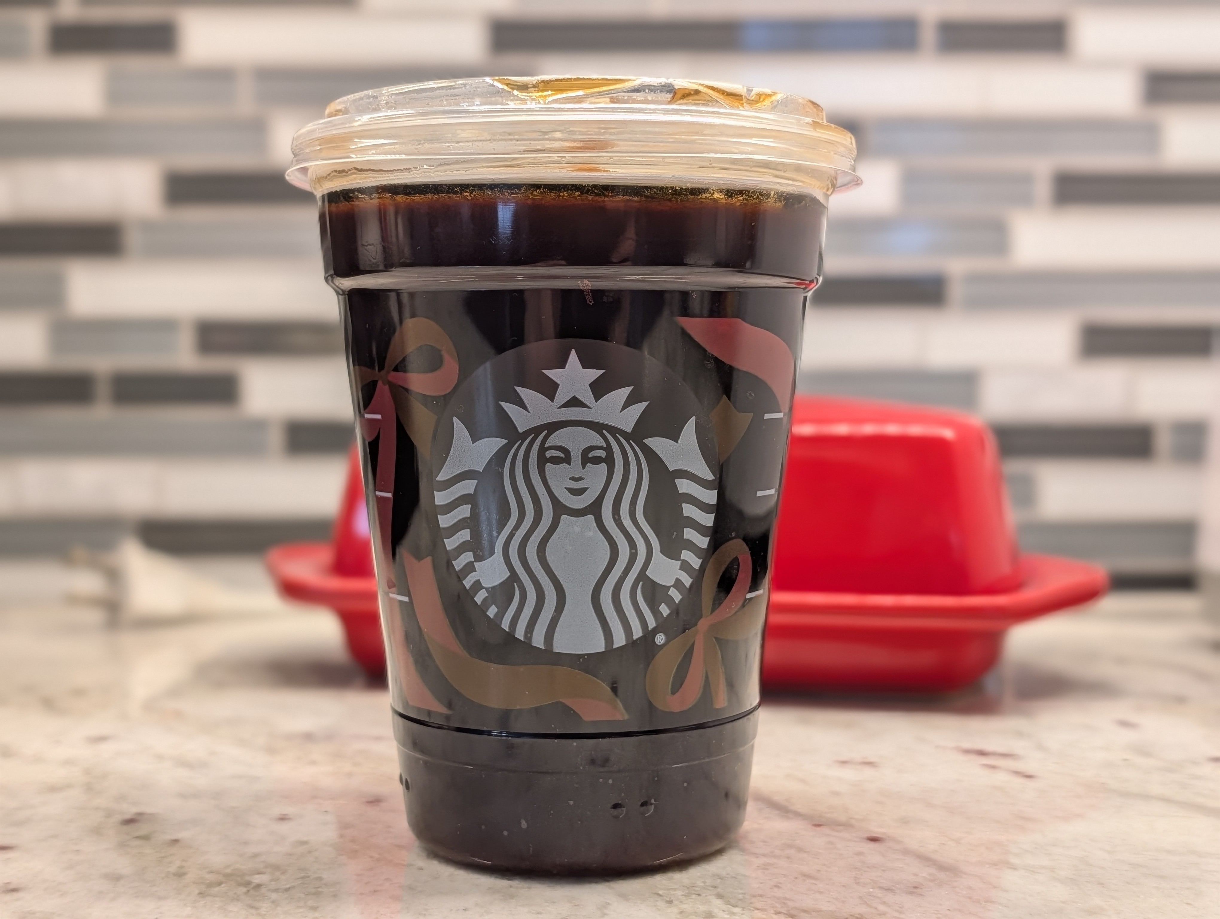 Recharging with a sugar cookie creme brulee cold brew before heading out later to meet up with friends