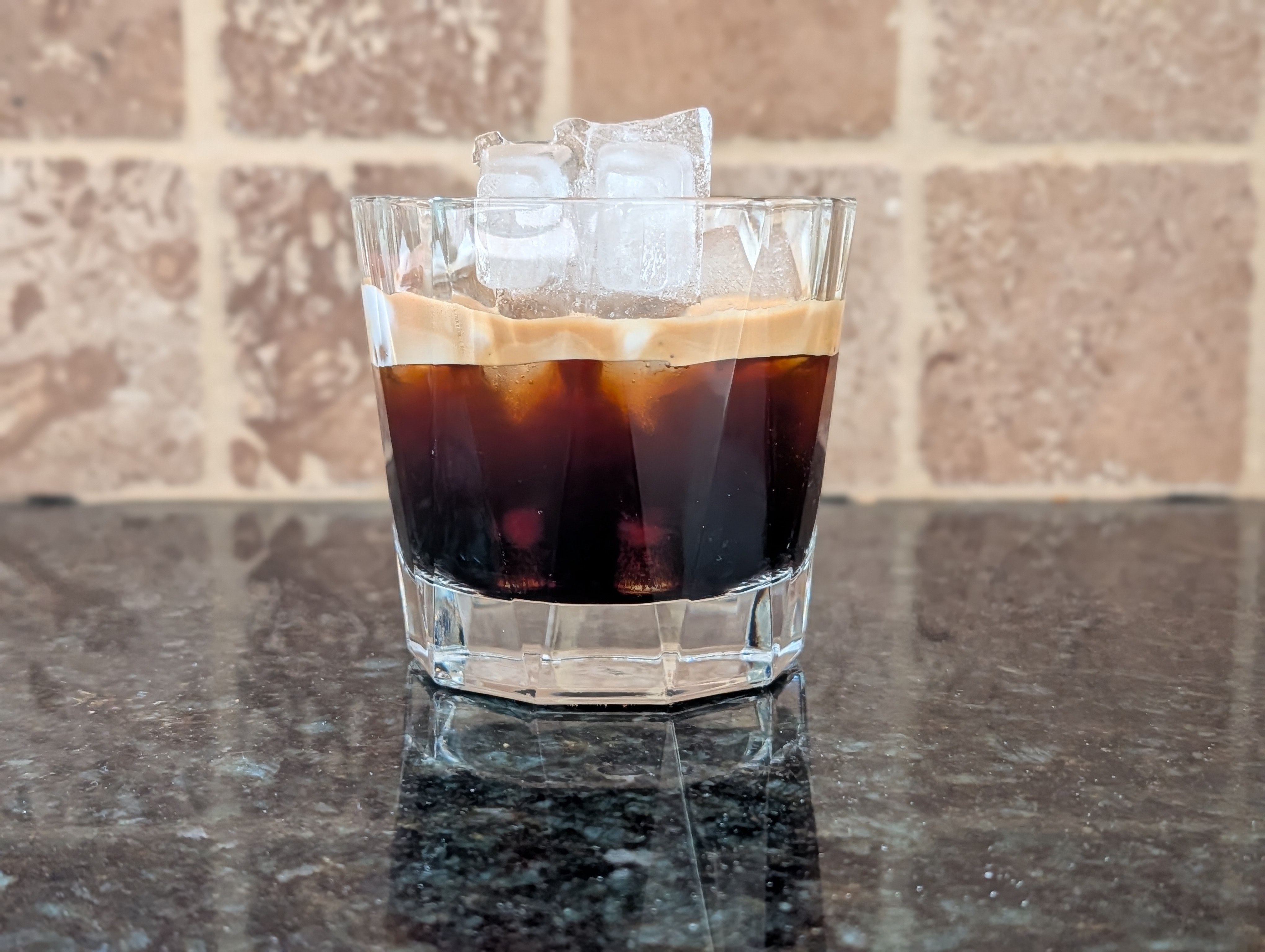 Having an iced double on an icy Friday afternoon