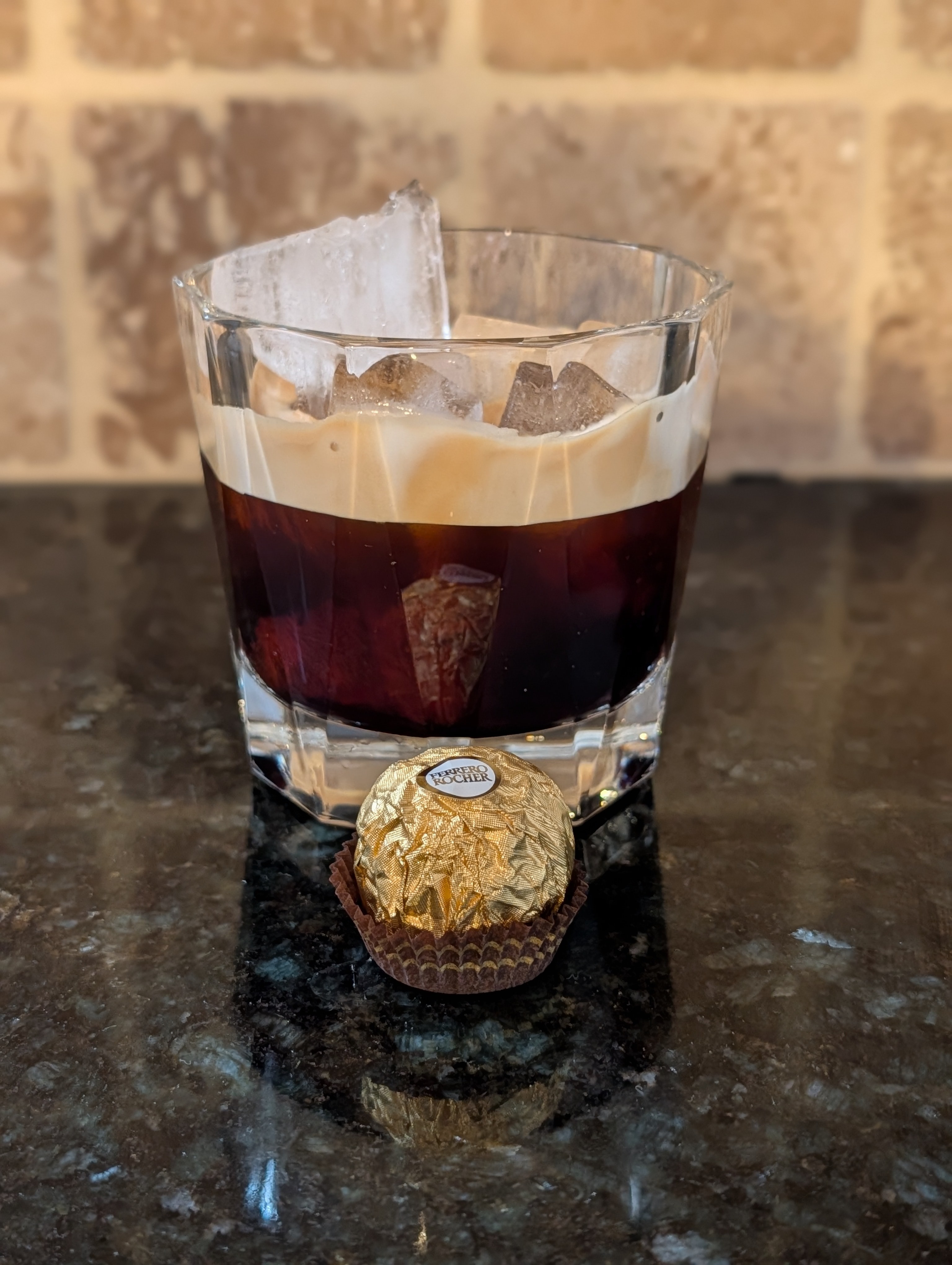 Enjoying a coffee and candy after lunch before getting back to meetings