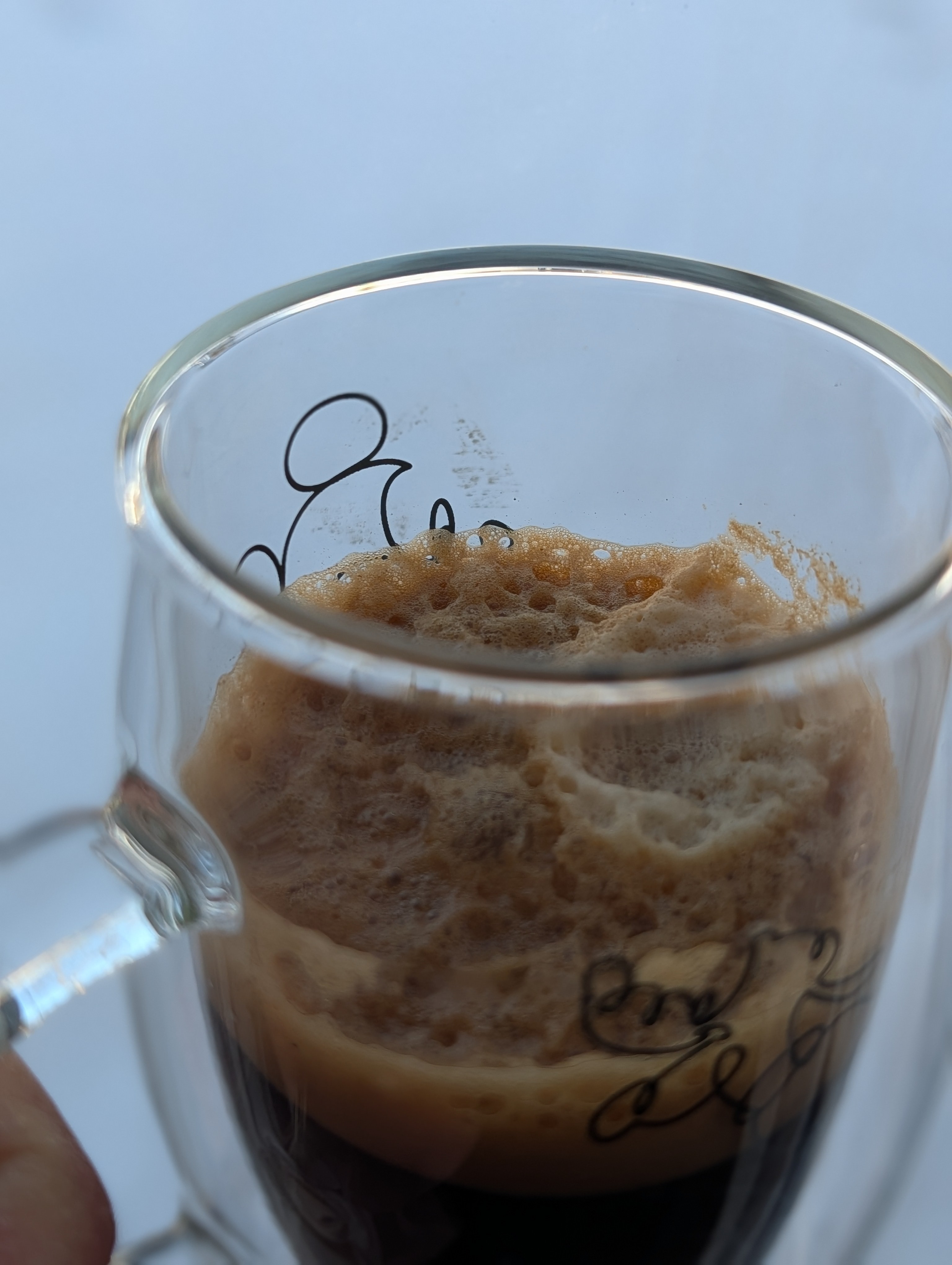 Trying to stay warm with a double on a cold (17⁰F) Tuesday morning.  Tonight it will drop down to 5⁰F :(