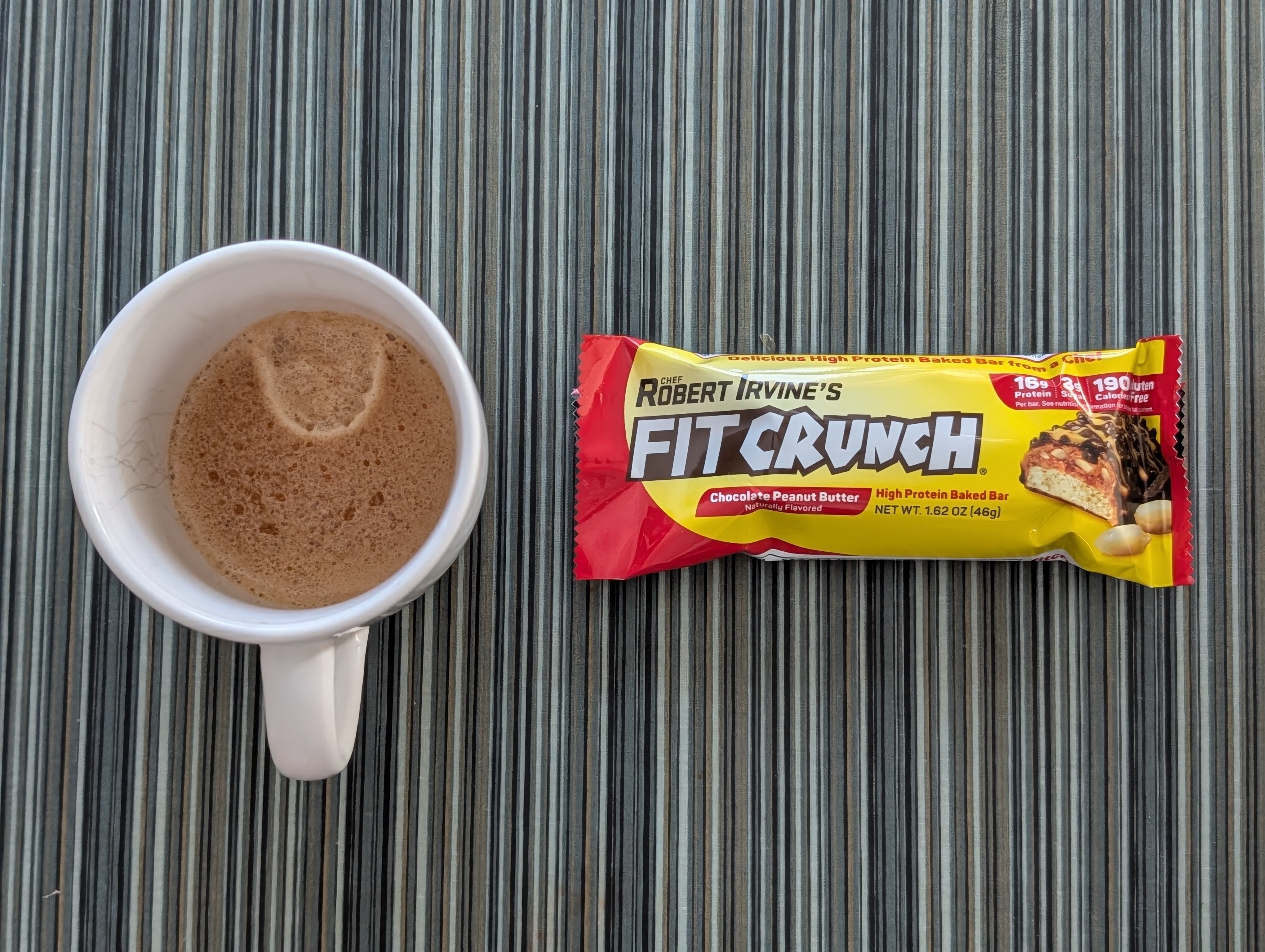 Starving for some coffee and peanut butter with chocolate