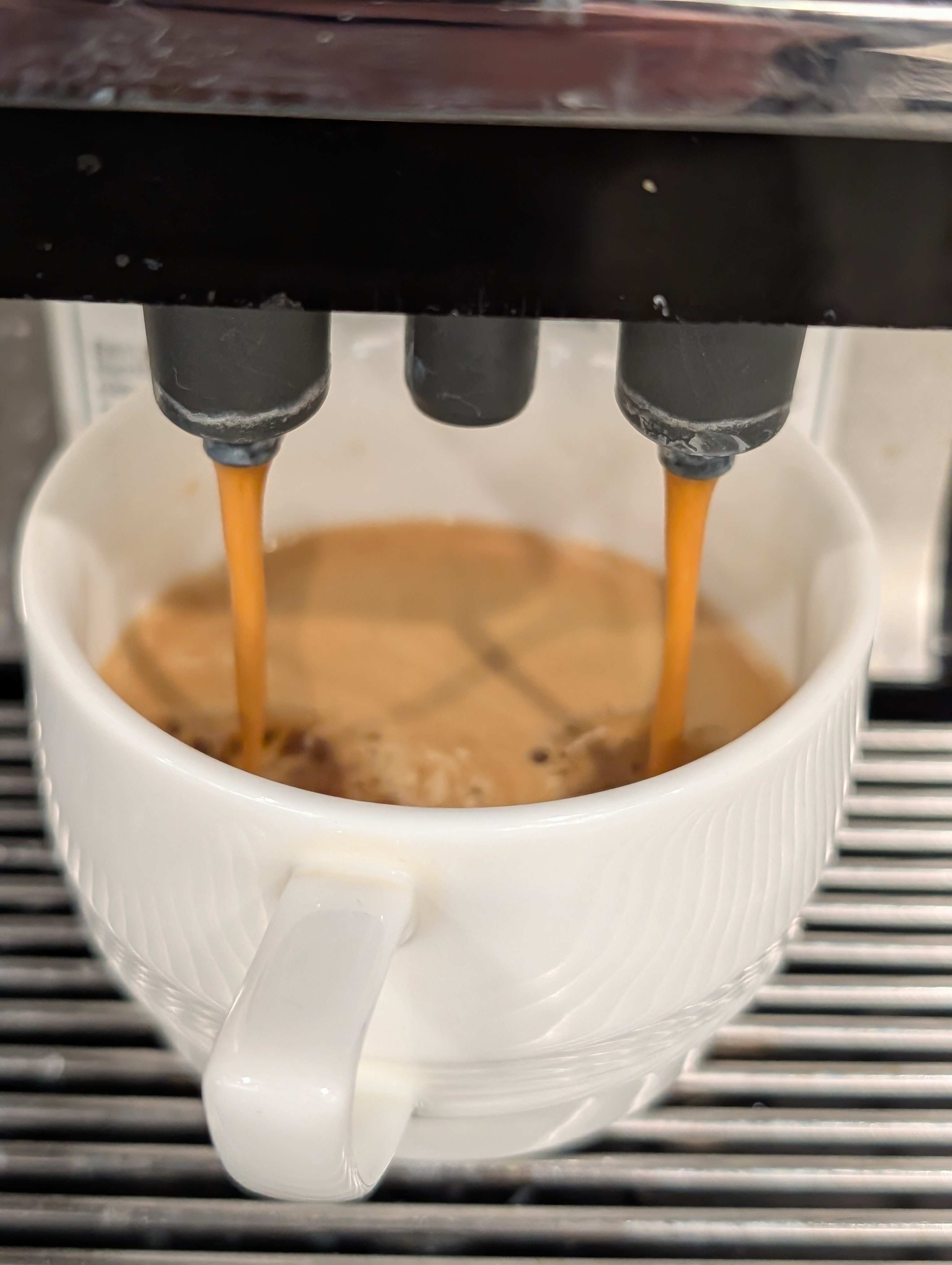 Relaxing before the first long flight to LAX