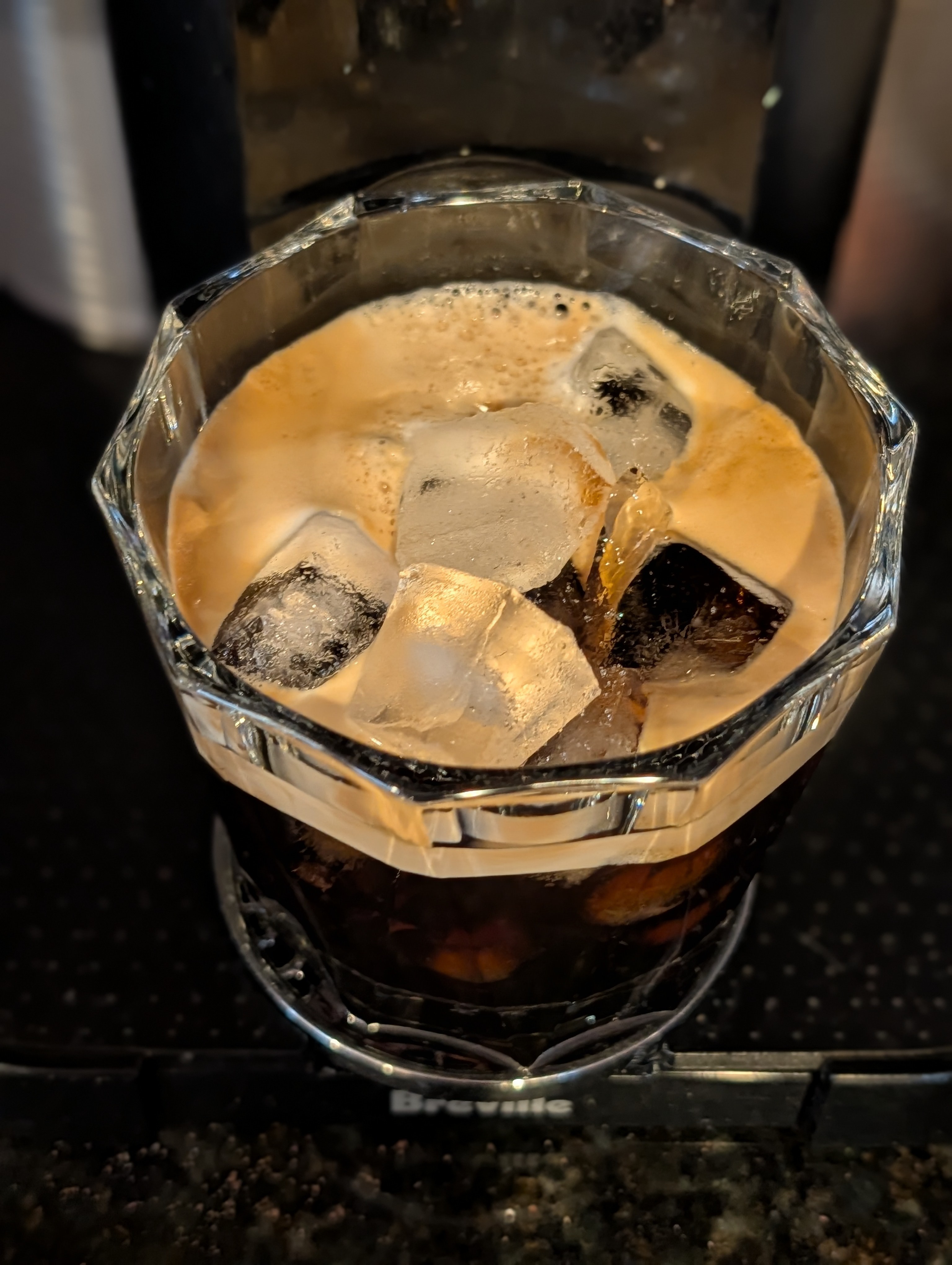 Getting ready for warmer weather with an iced espresso