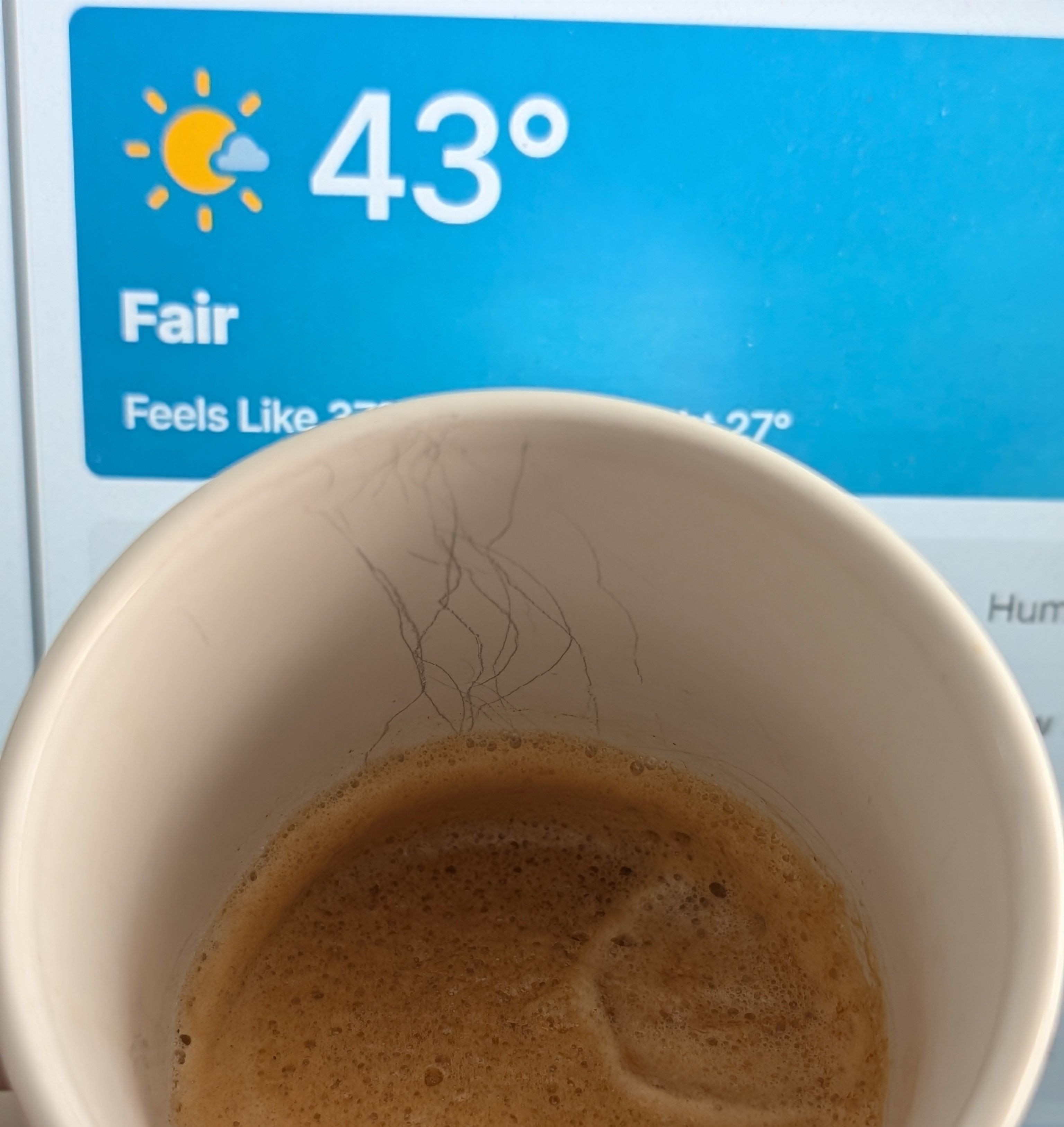 Grabbing a late morning espresso on a 