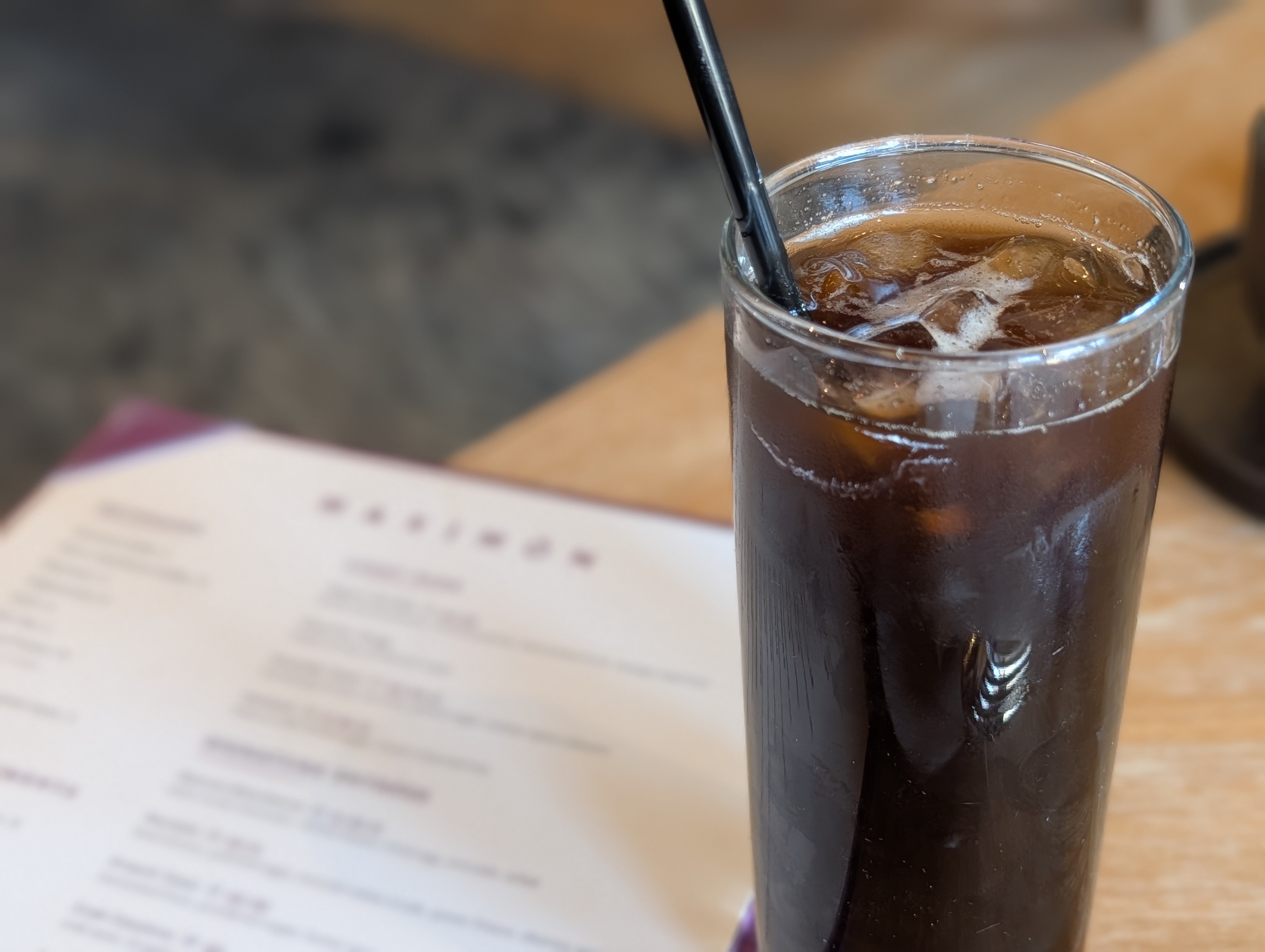 Enjoying a nitro cold brew with breakfast on a beautiful morning. It's too bad the outside is not open yet.  Had to add crab since it's Baltimore.