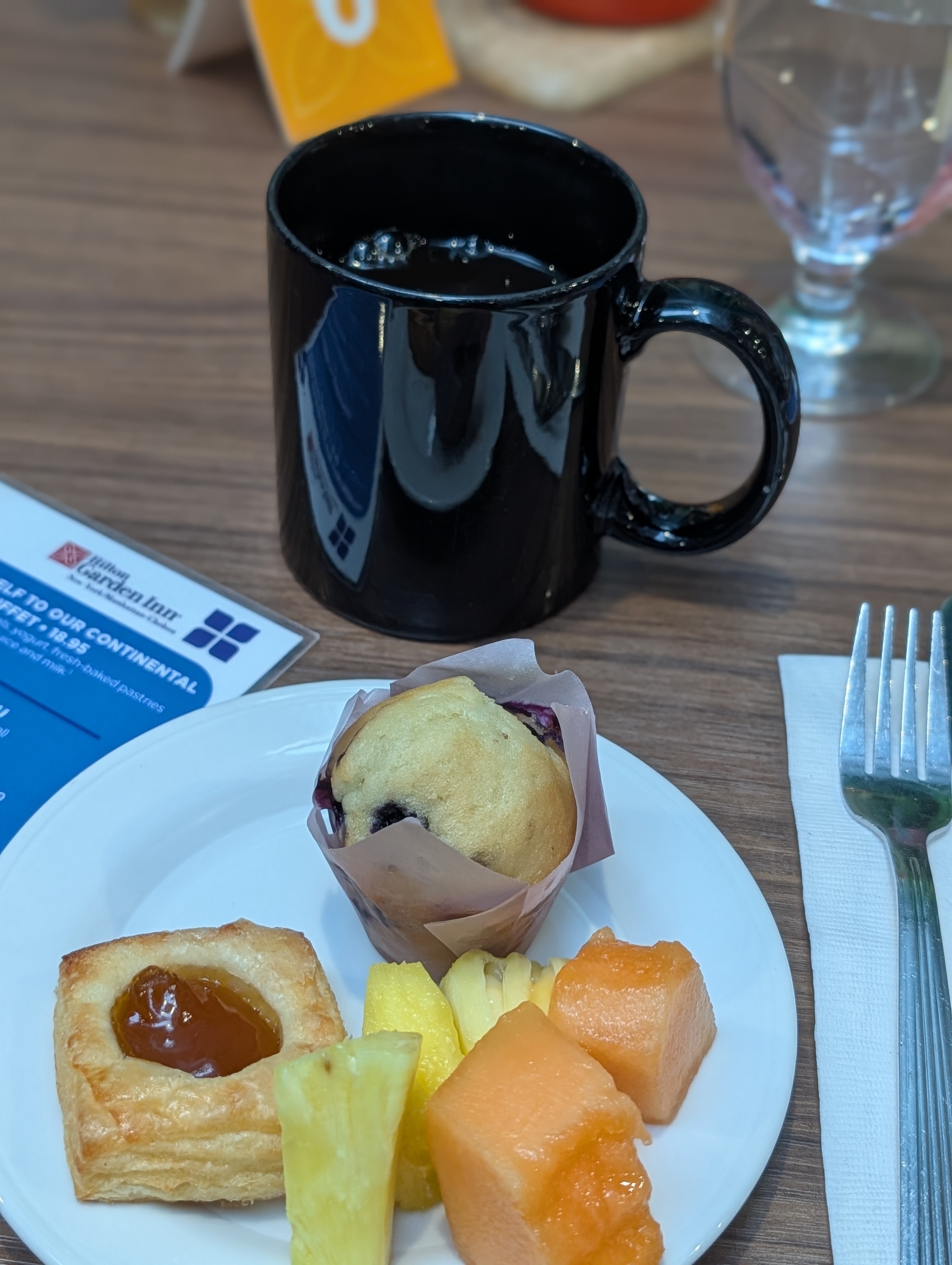 Early breakfast in NYC before the meeting