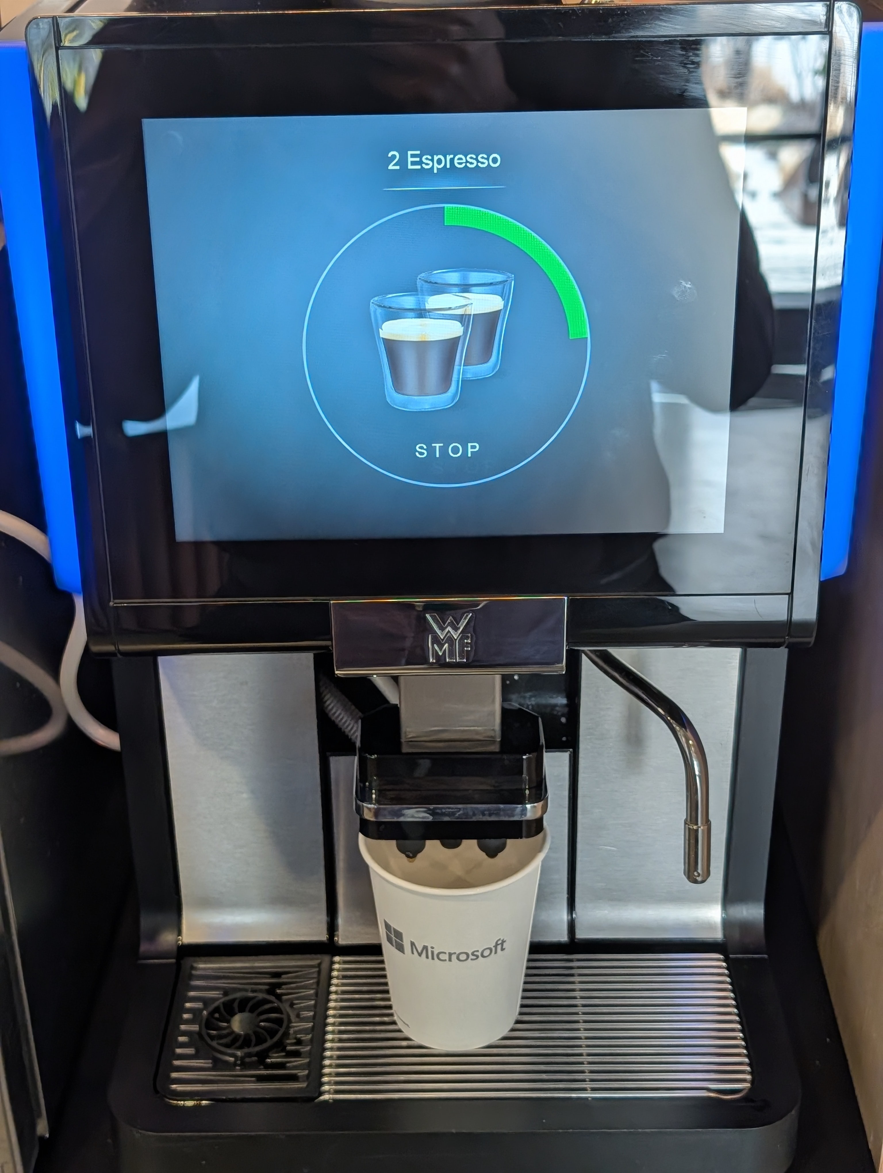 Grabbing a post lunch double