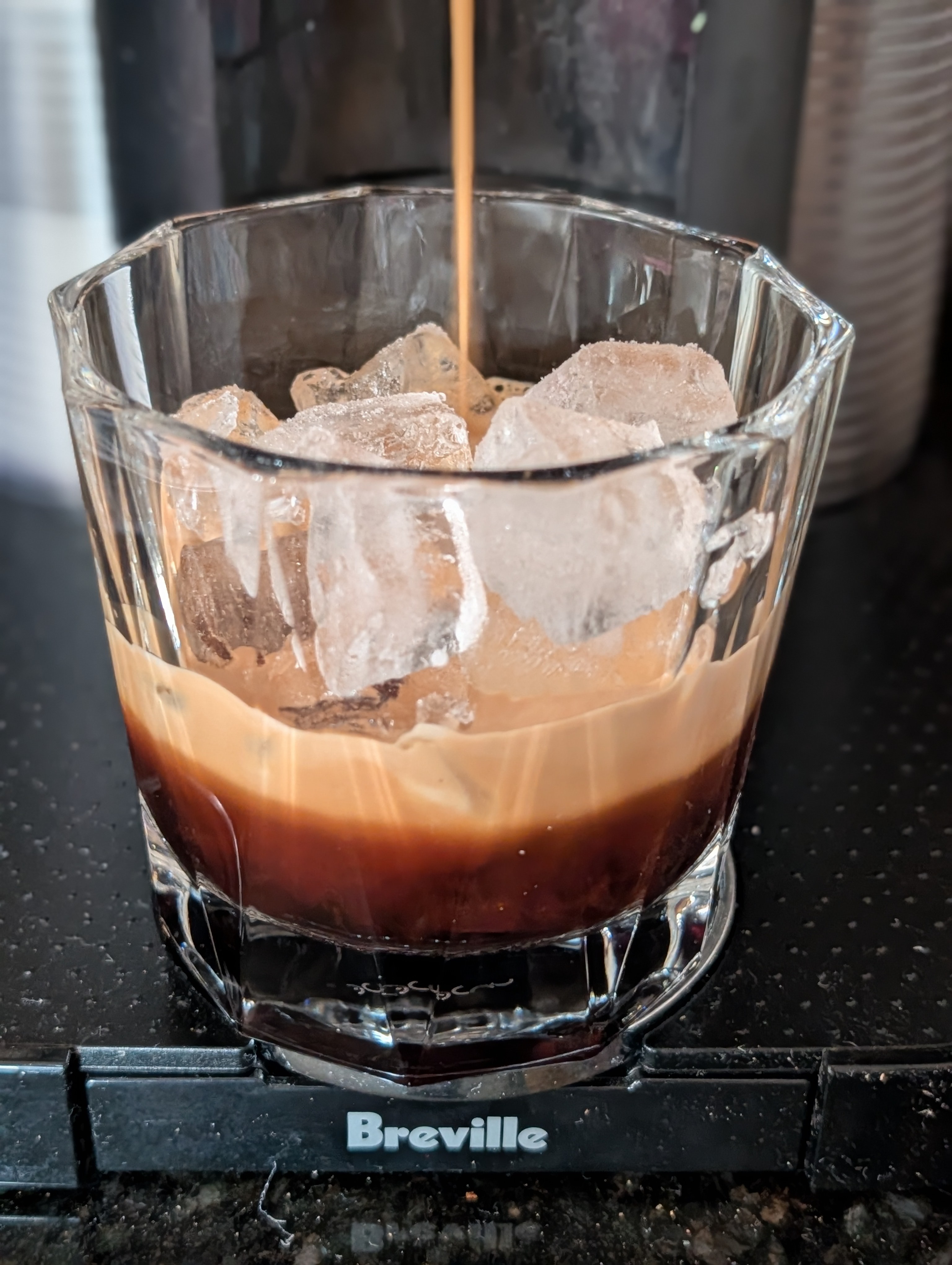 Having an iced coffee on another warm day