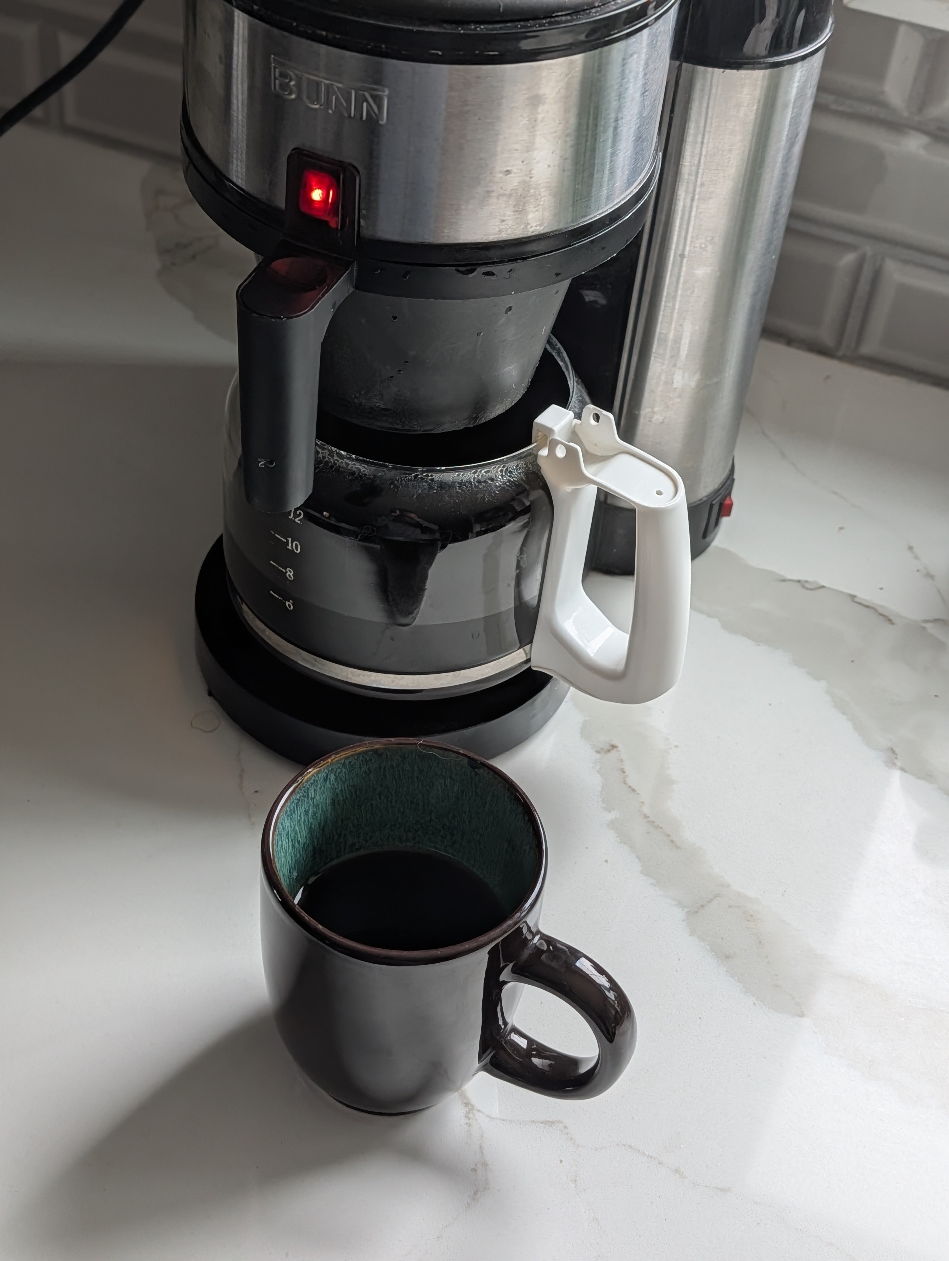 Time for coffee on a cool, rainy Easter morning